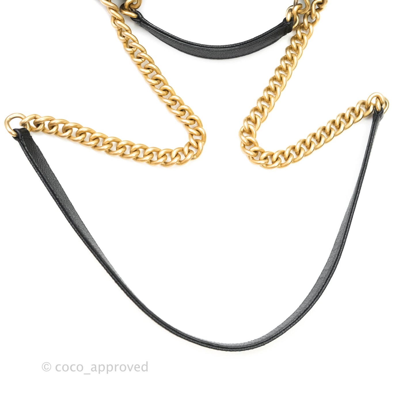 Chanel Chic Affinity Medium Grained Calfskin Black Aged Gold Hardware