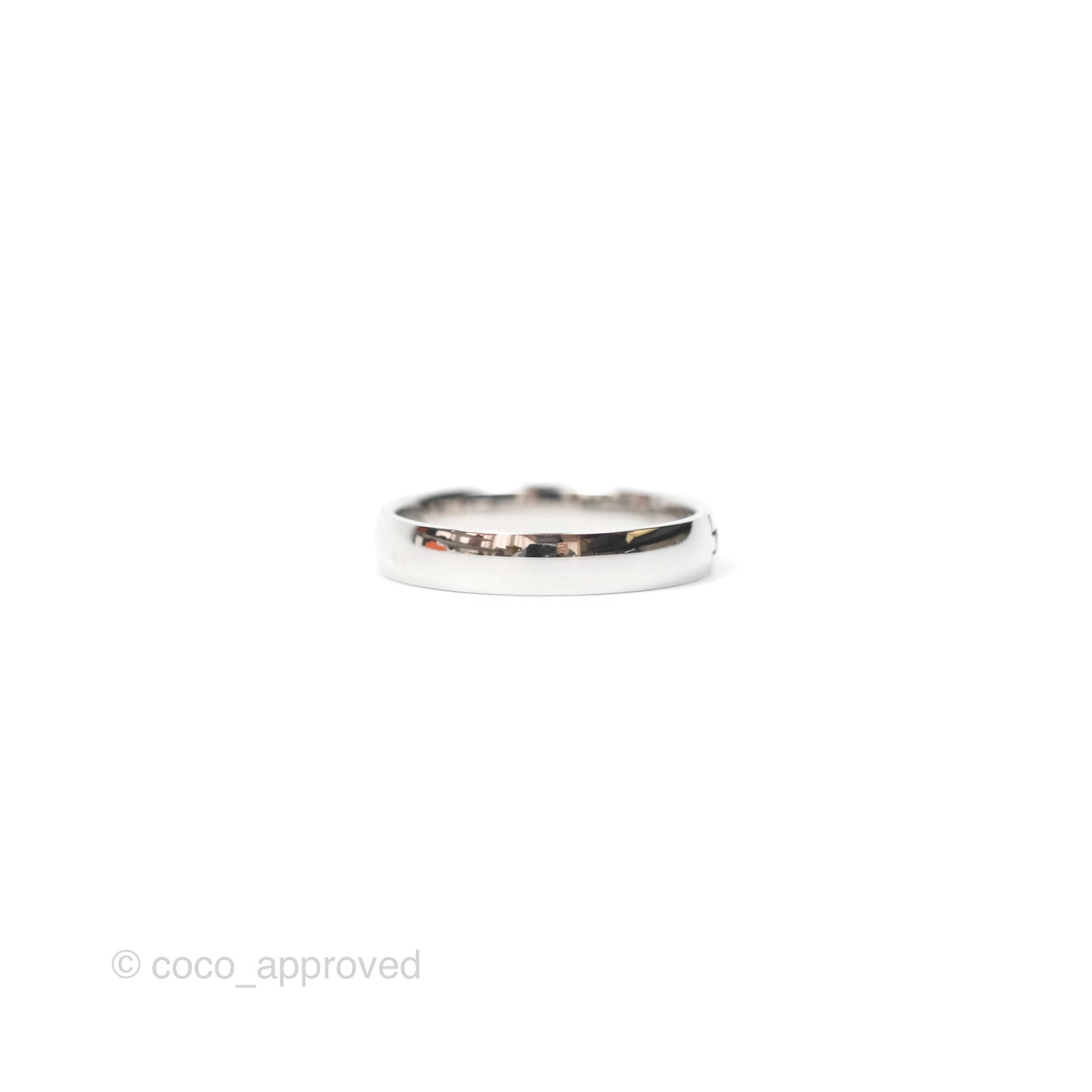 Hermès Ever Herakles Wedding Band Platinum Size 52
