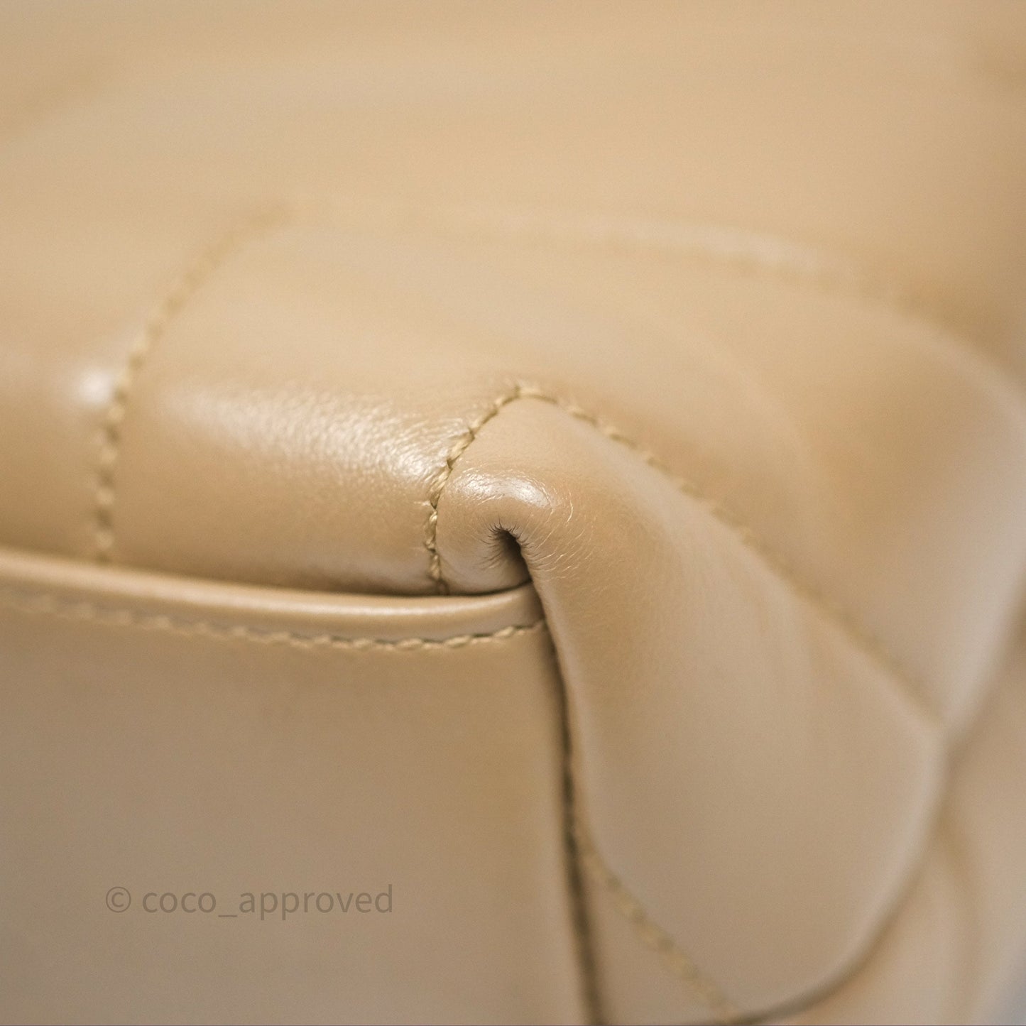 Saint Laurent Loulou Small Flap Bag Beige Gold Hardware