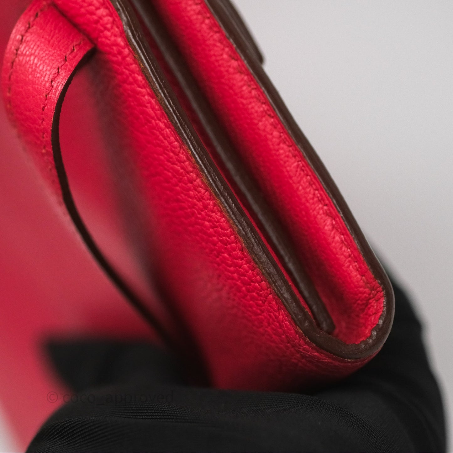 Hermès Kelly Wallet Pink Chevre Mysore Palladium Hardware