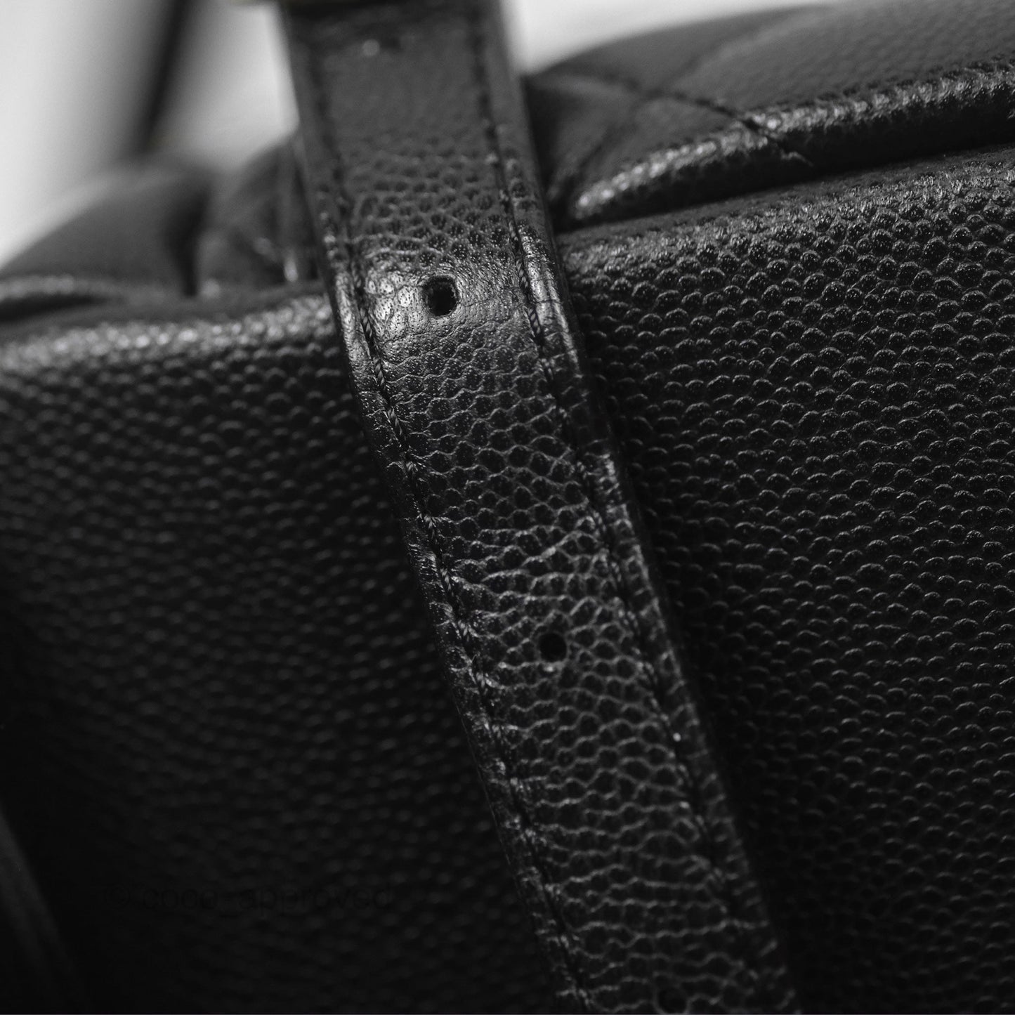 Chanel Small Duma Backpack Caviar Black Gold Hardware 23K
