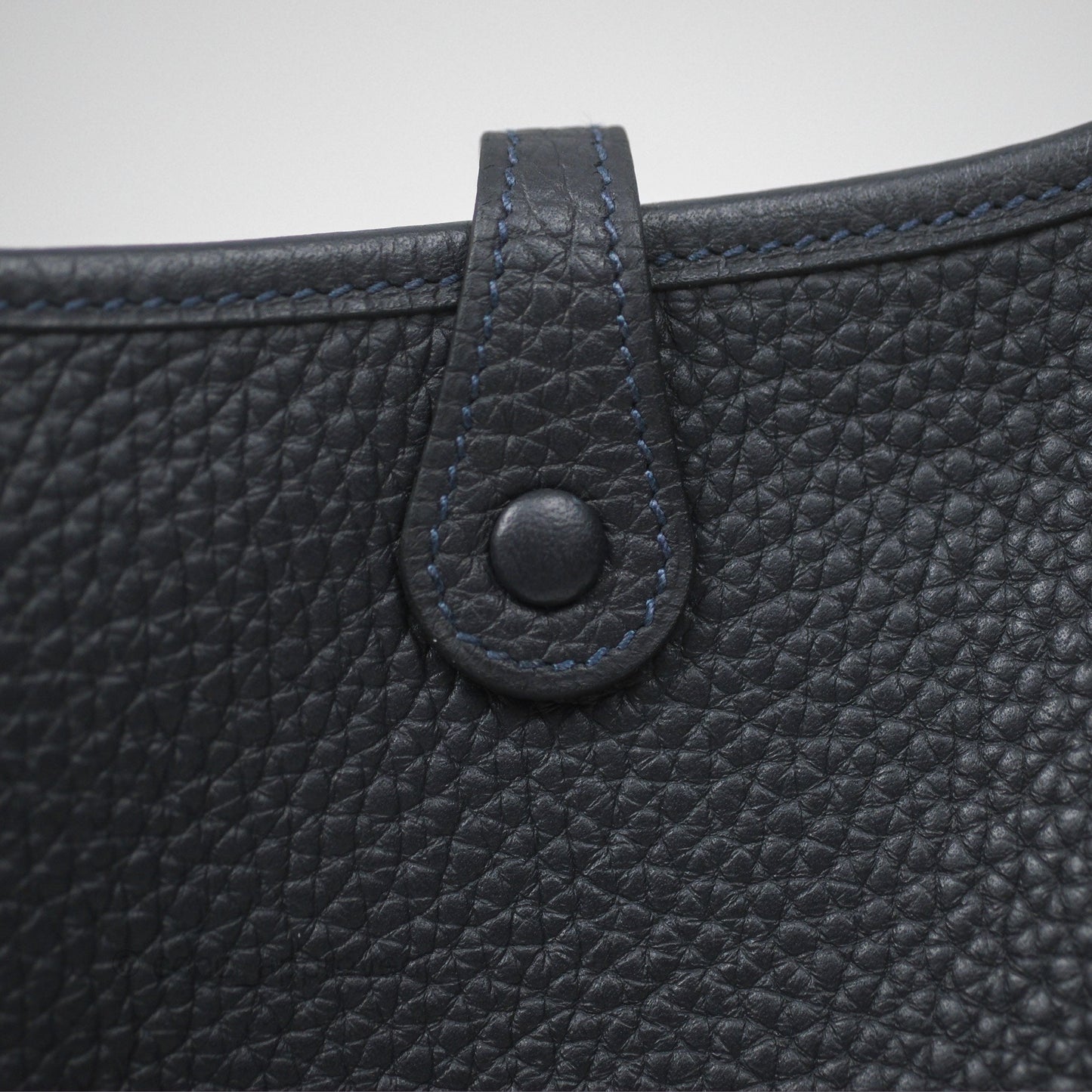 Hermès Mini Evelyne 16 Caban 3Y Clemence Gold Hardware