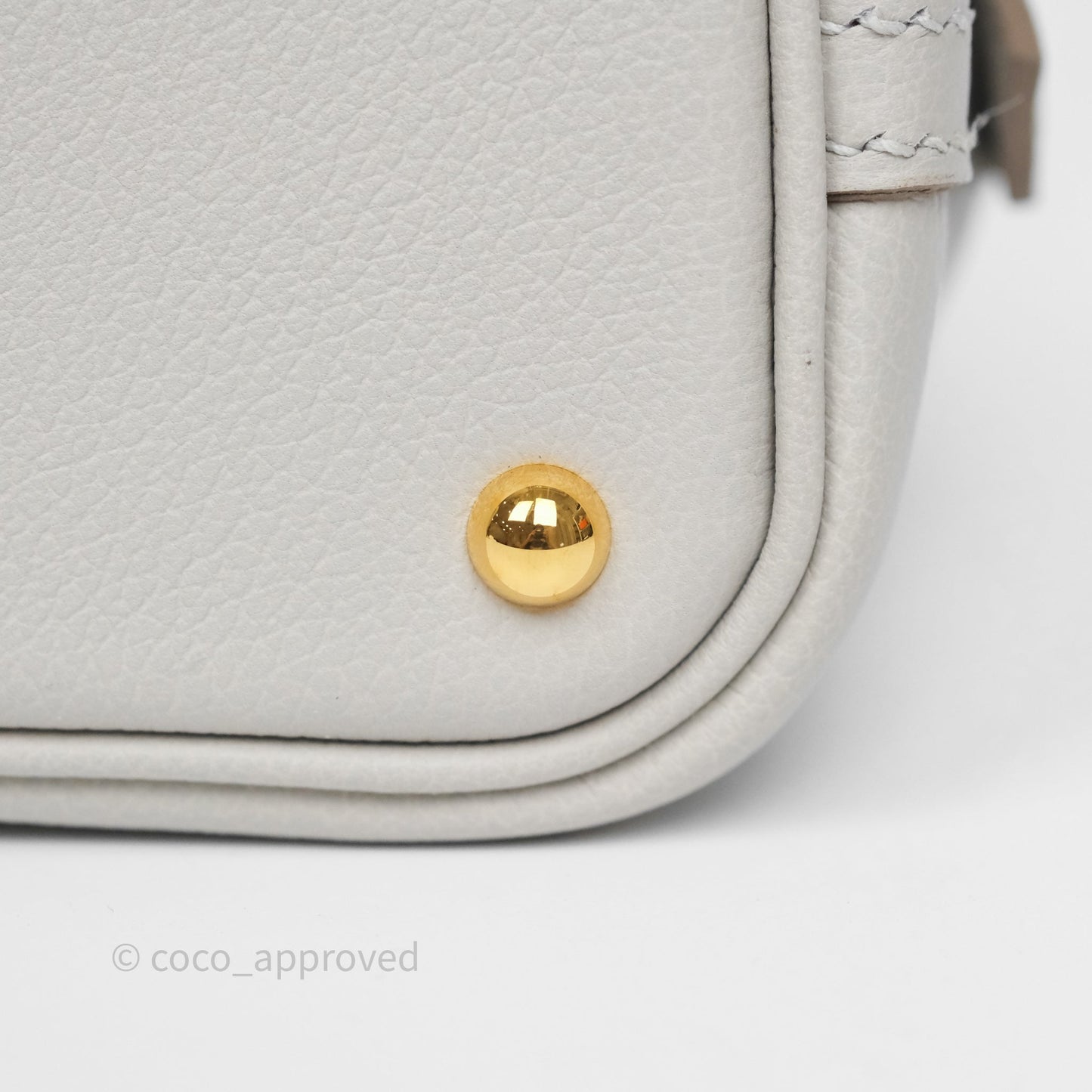 Hermès Bolide Mini 1923 Gris Perle 80 Evercolor Gold Hardware