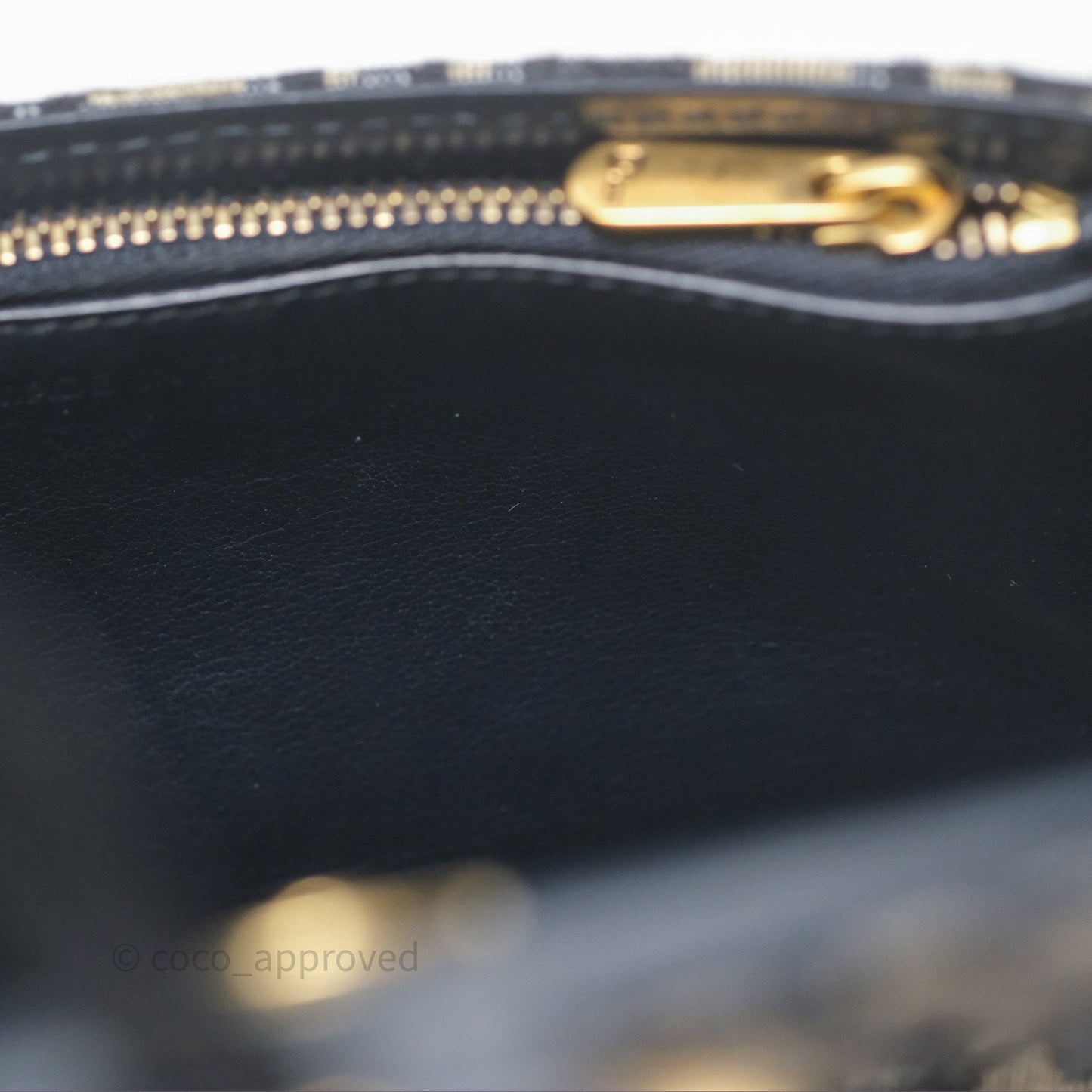 Christian Dior Blue Dior Oblique Jacquard Saddle Belt Pouch