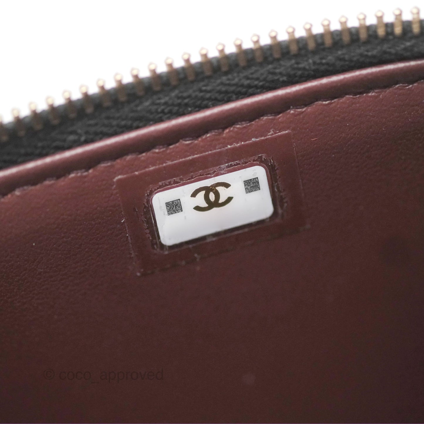 Chanel Vanity Rectangular With Chain Black Caviar Gold Hardware