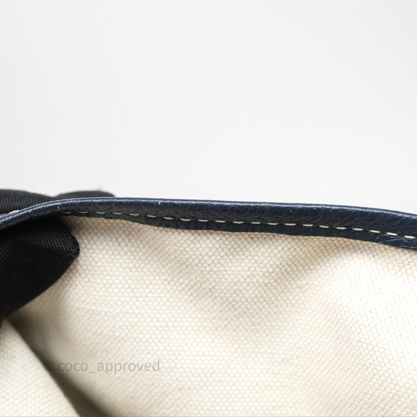 Goyard St. Louis Tote PM Navy/Tan