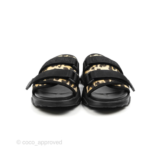 Christian Dior D-Wander Slide Beige Multicolor Mizza Printed