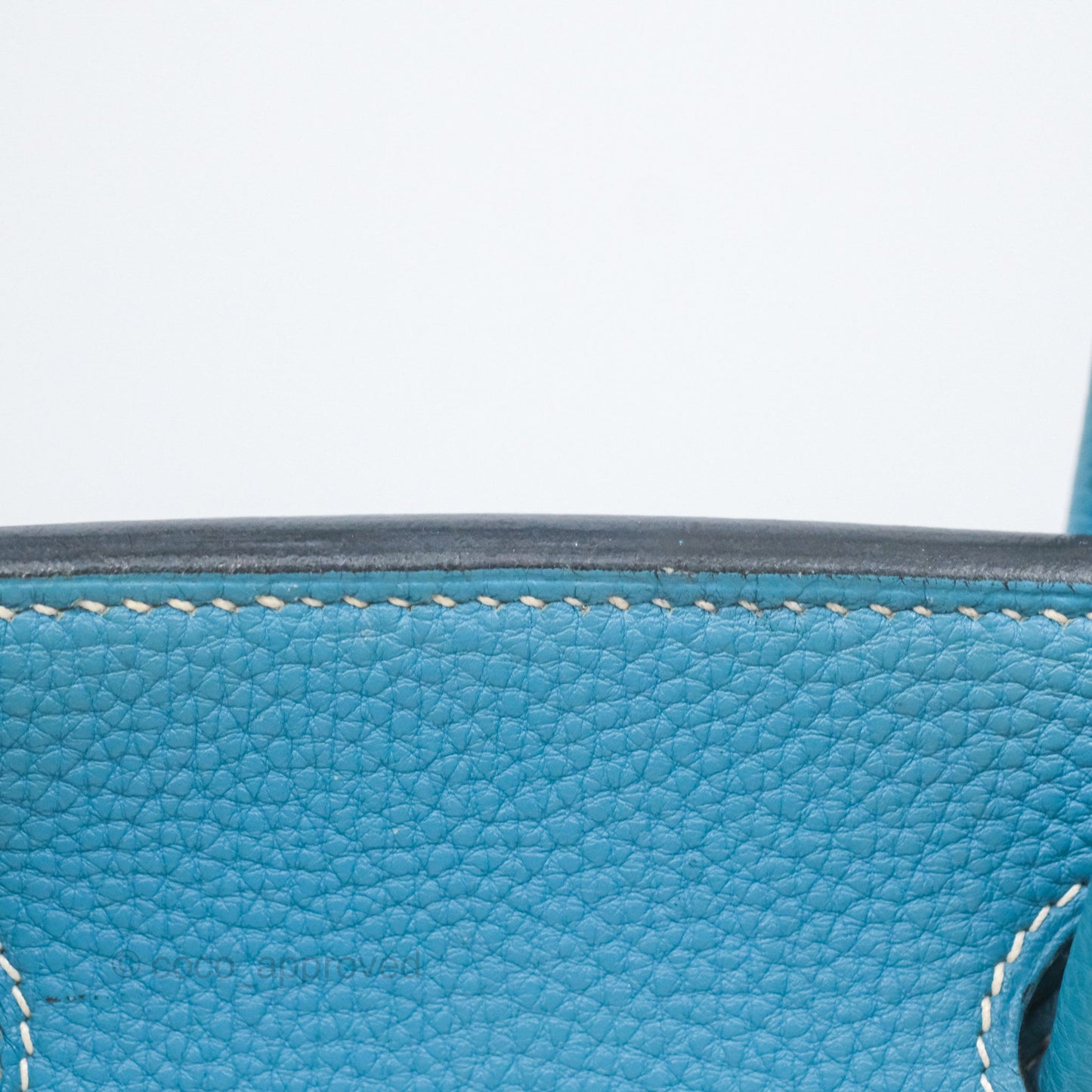 Hermès Birkin 30 Blue Jean Togo Palladium Hardware