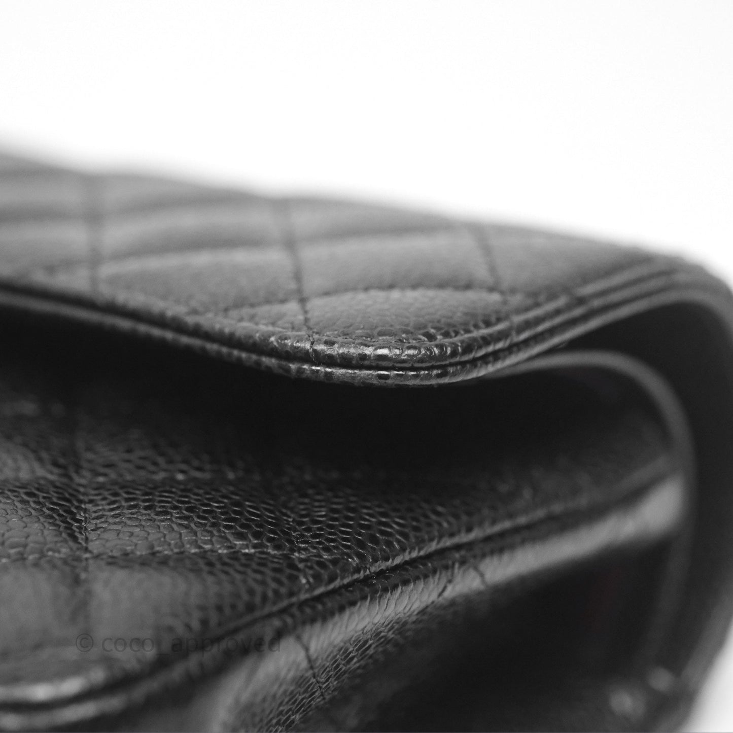 Chanel Small Classic Flap Quilted Black Caviar Gold Hardware