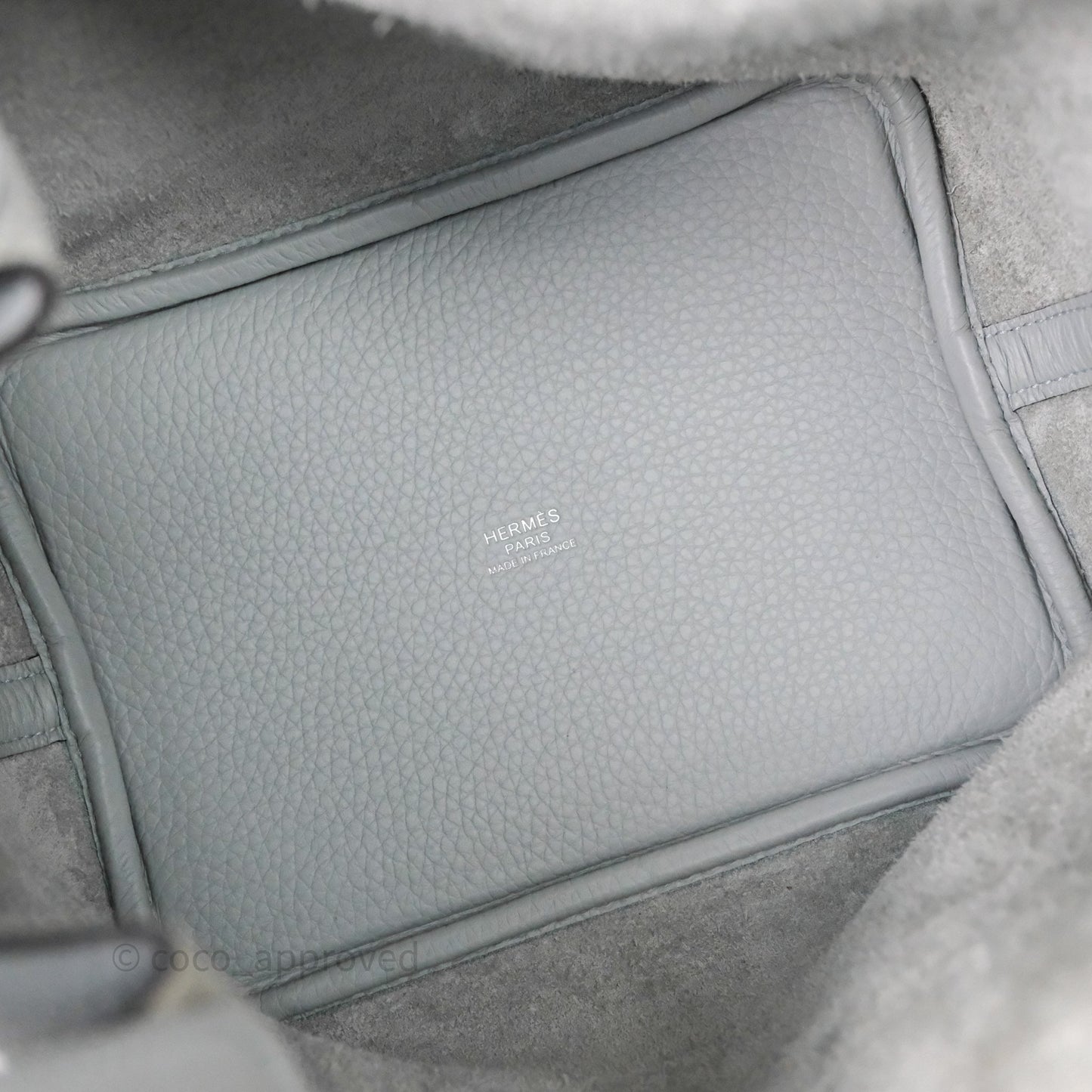 Hermès Picotin Lock 18 Bleu Glacier 8U Clemence Palladium Hardware