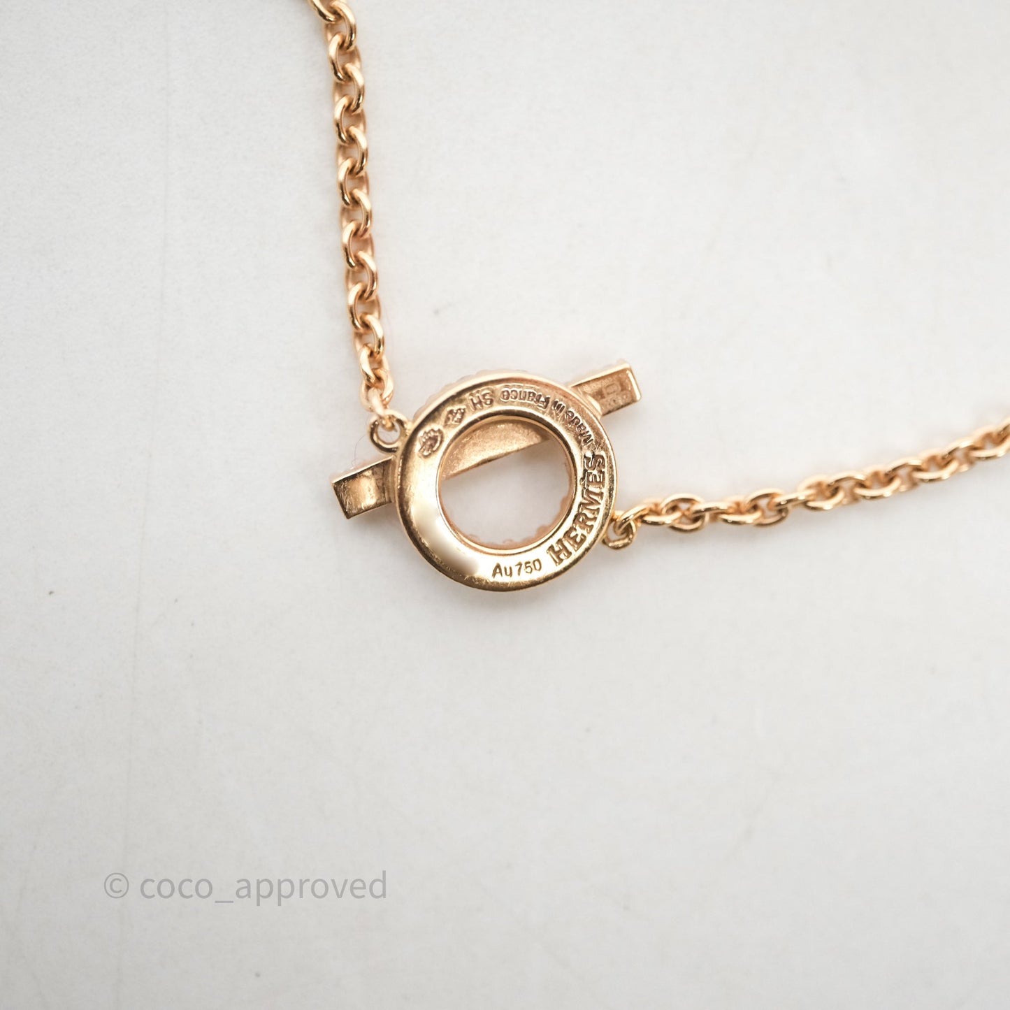 Hermès Finesse Bracelet 18K Rose Gold