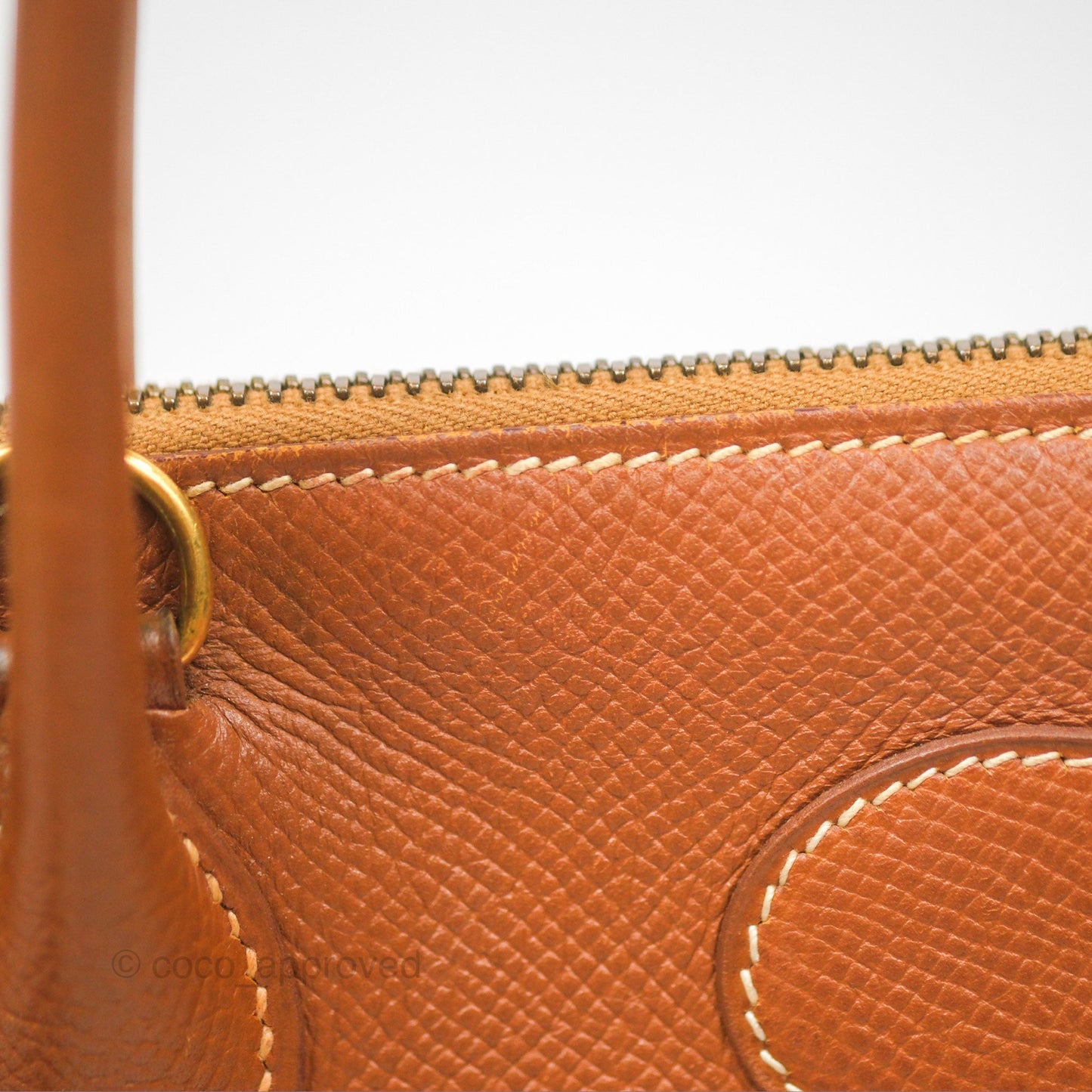 Hermès Bolide 27 Gold Epsom Gold Hardware