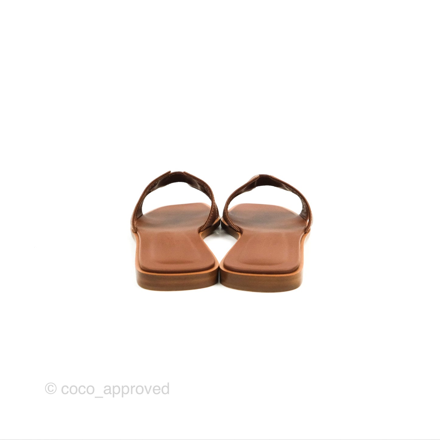 Hermès Oran Sandals in Gold Size 38