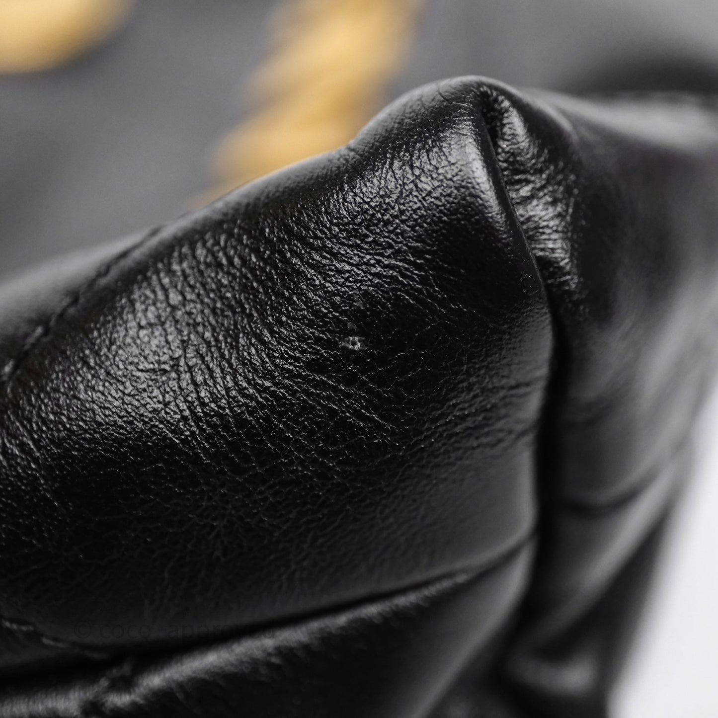 Chanel 22 Mini Bag Black Crumpled Calfskin