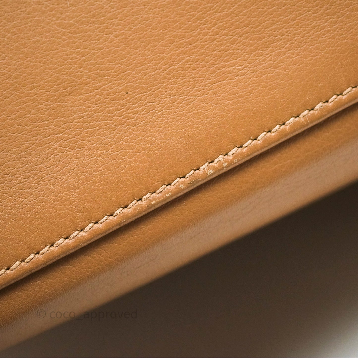 Hermès Kelly 35 Retourne Chai 0M Evercolor Palladium Hardware