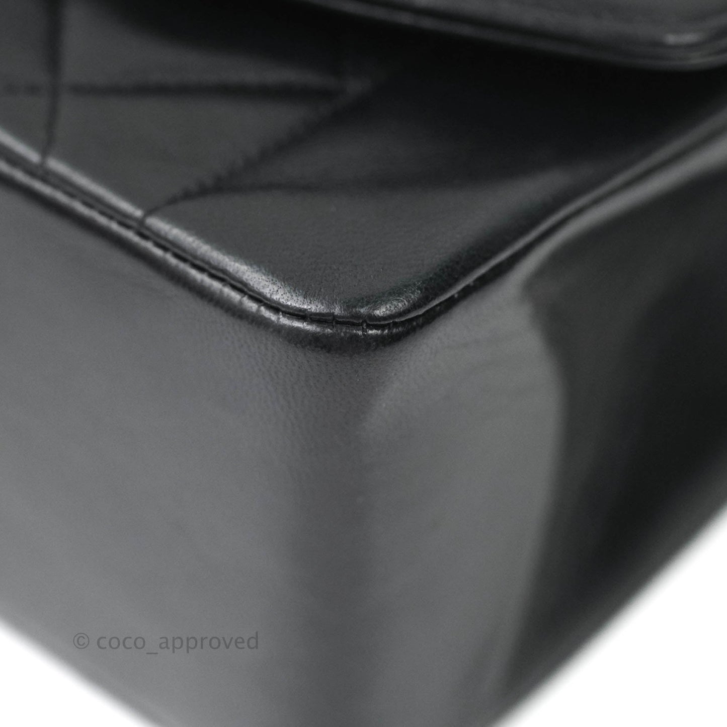 Chanel Black Quilted Lambskin Small Vintage Classic Diana Flap Bag
