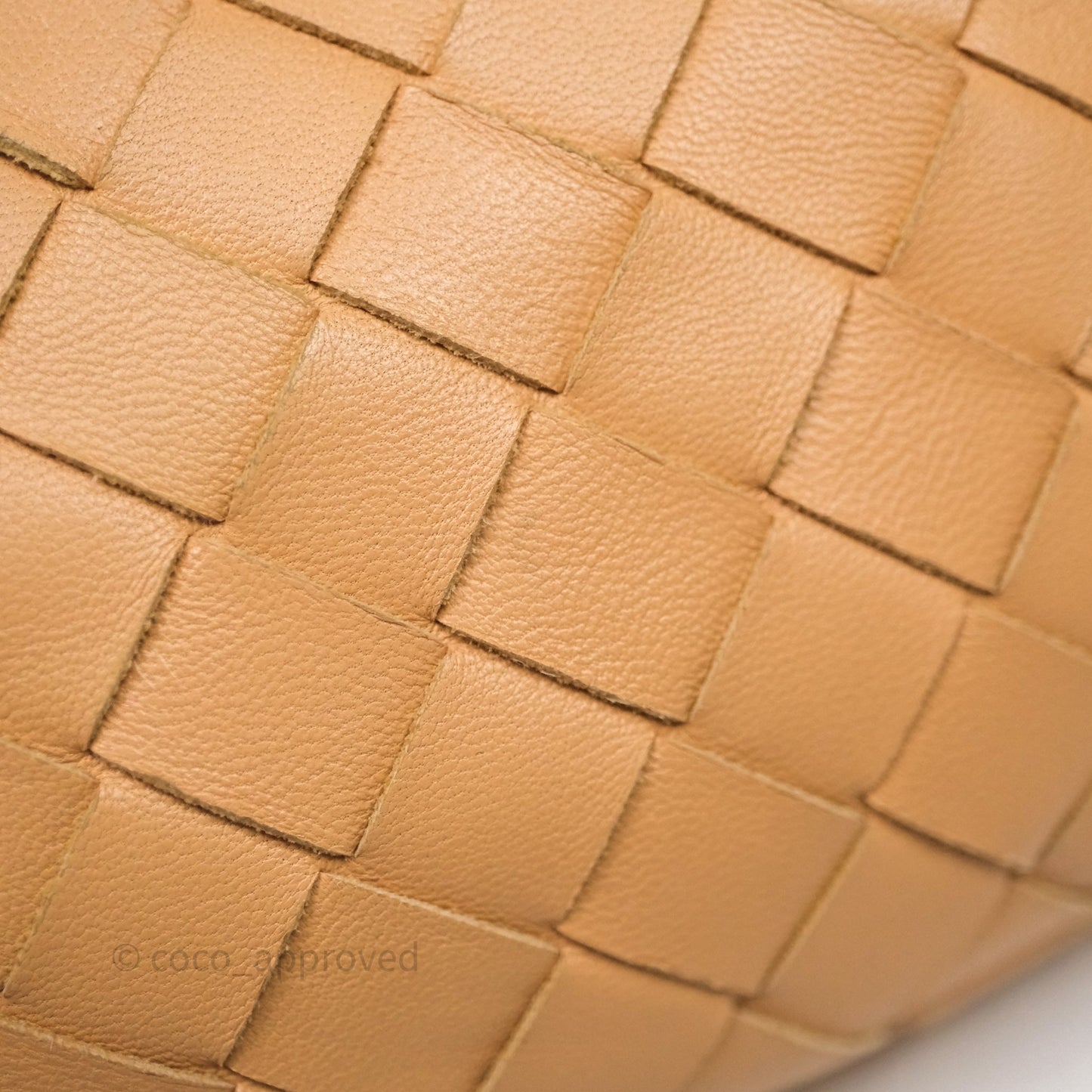 Bottega Veneta Mini Jodie Bag Intrecciato Beige Lambskin