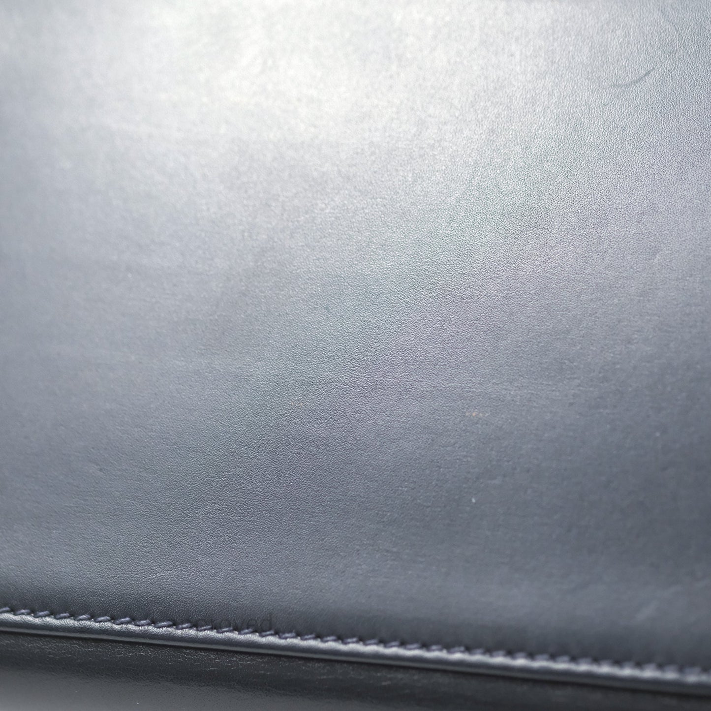 Hermès Vintage Kelly 28 Retourn Navy Box Leather Gold Hardware