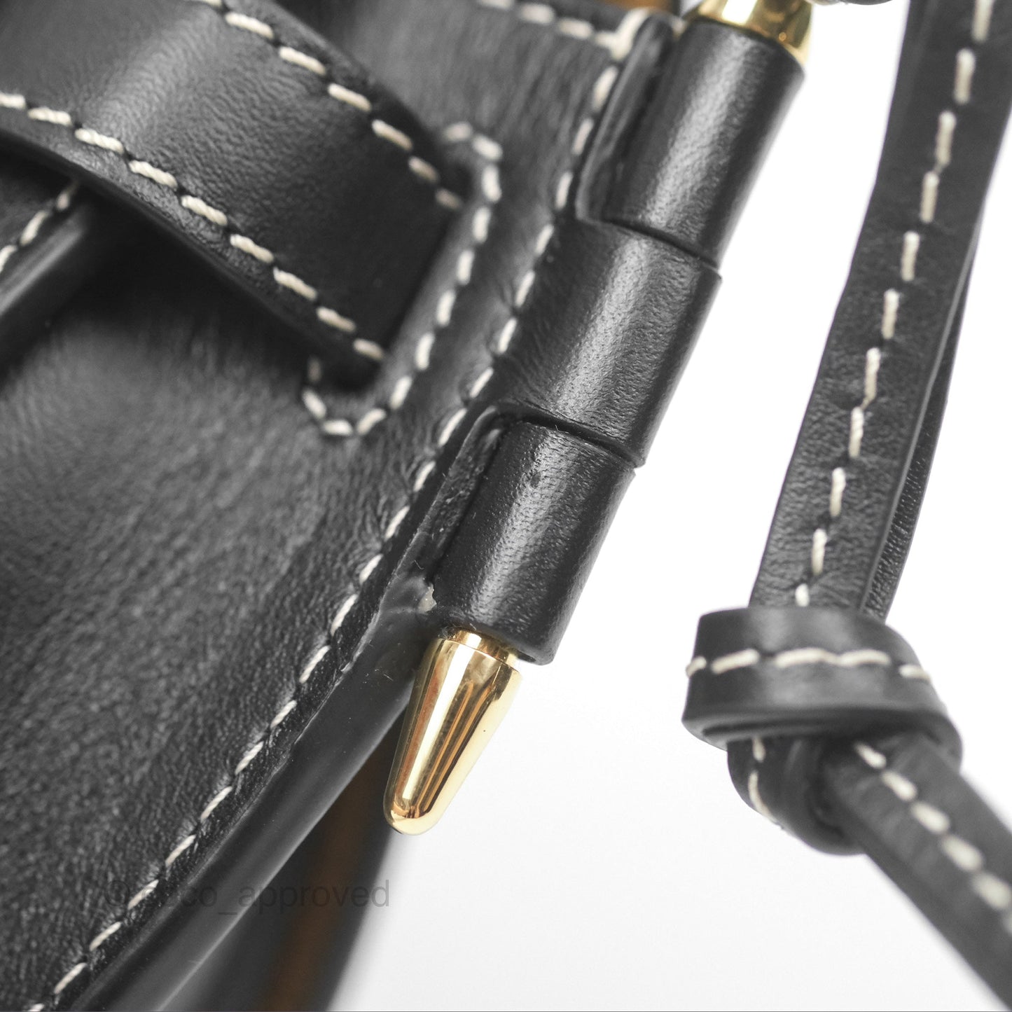 Loewe Mini Gate Belt Bag in Soft Calfskin Black