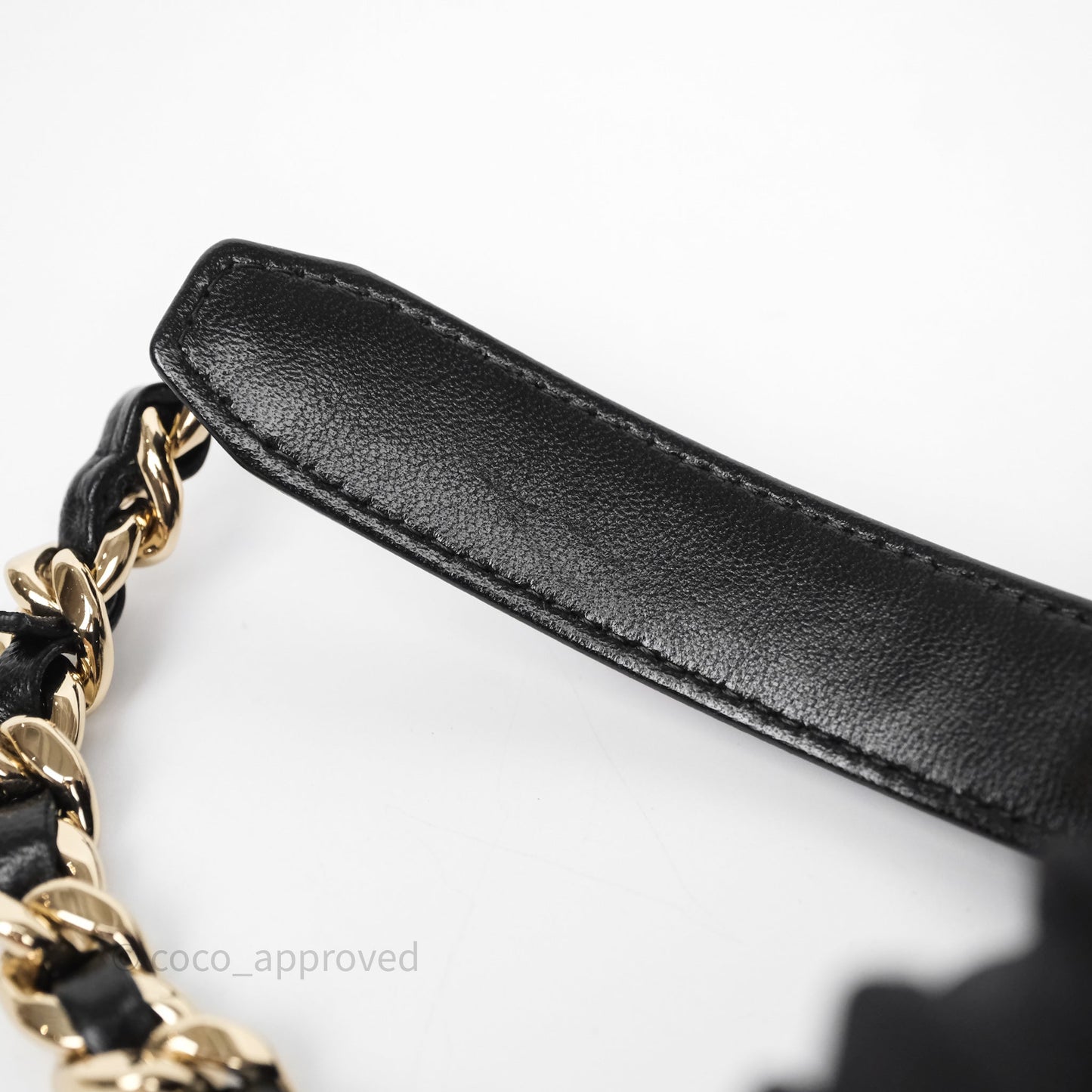 Chanel 19 Round Clutch With Chain Black Mixed Hardware