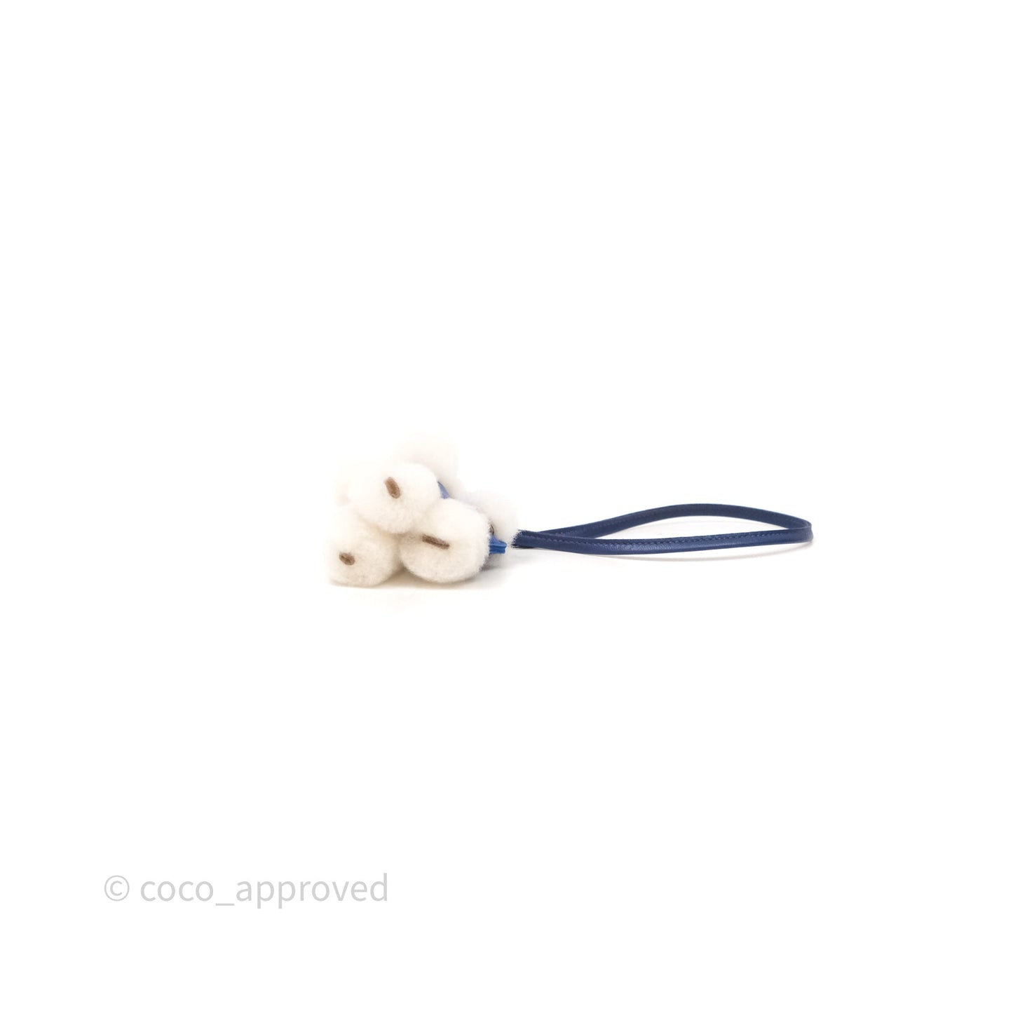 Hermès Fox Terrier Budy Charm Bleu Saphir