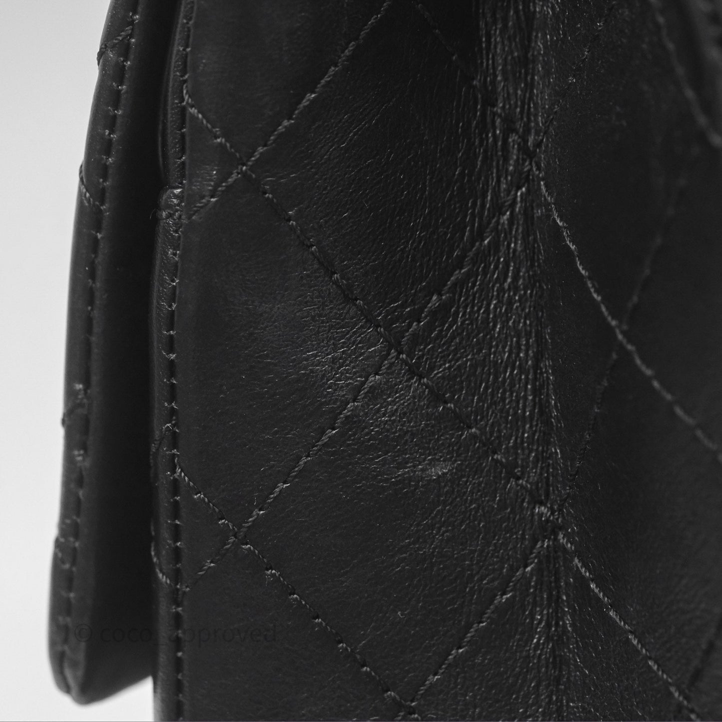 Chanel Quilted Reissue 226 Aged Calfskin Black Gold Hardware