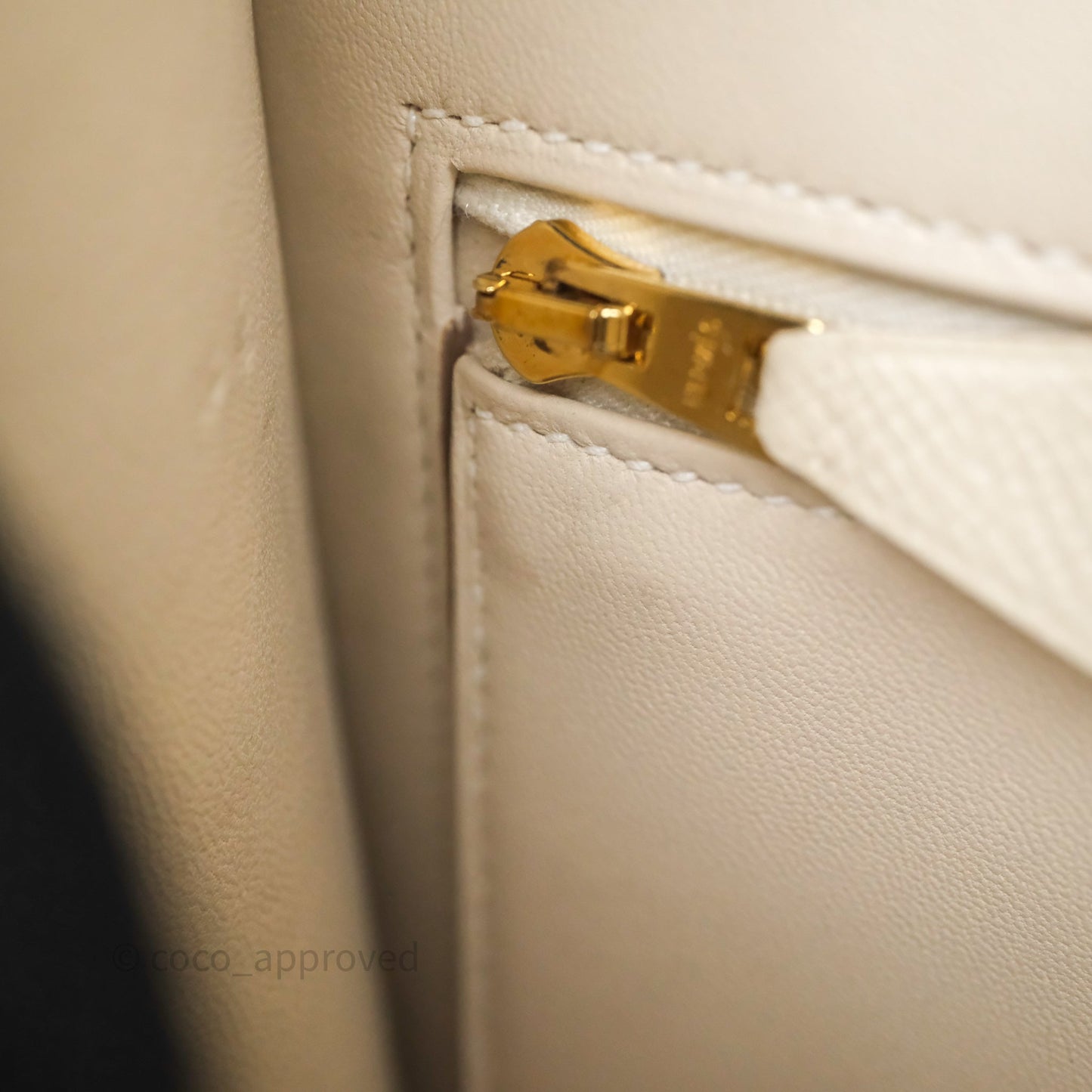 Hermès Constance 24 Craie 10 Epsom Gold Hardware