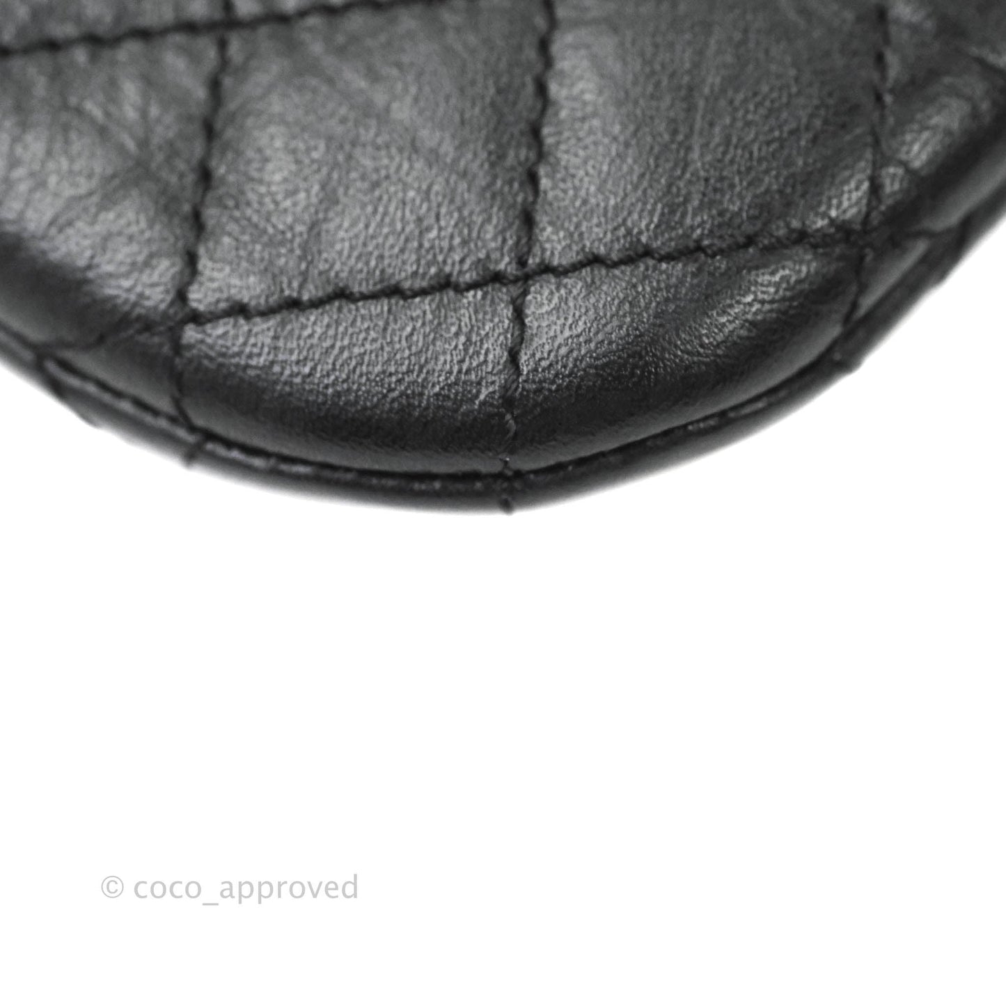 Chanel Quilted Black Crossbody Bag Silver Hardware