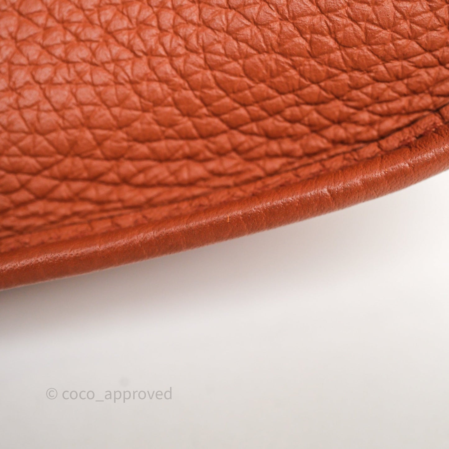 Hermès Mini Evelyne 16 Brick Clemence Gold Hardware