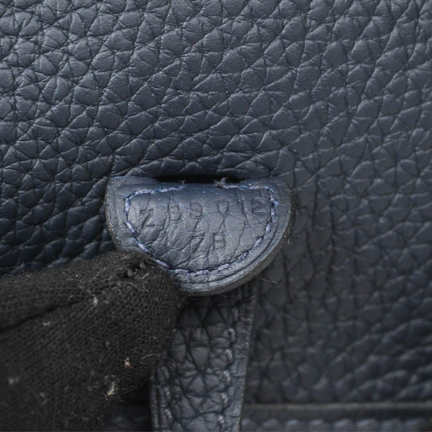Hermès Mini Evelyne 16 Bleu Nuit 2Z/ Blue Saphir 73 Clemence Gold Hardware