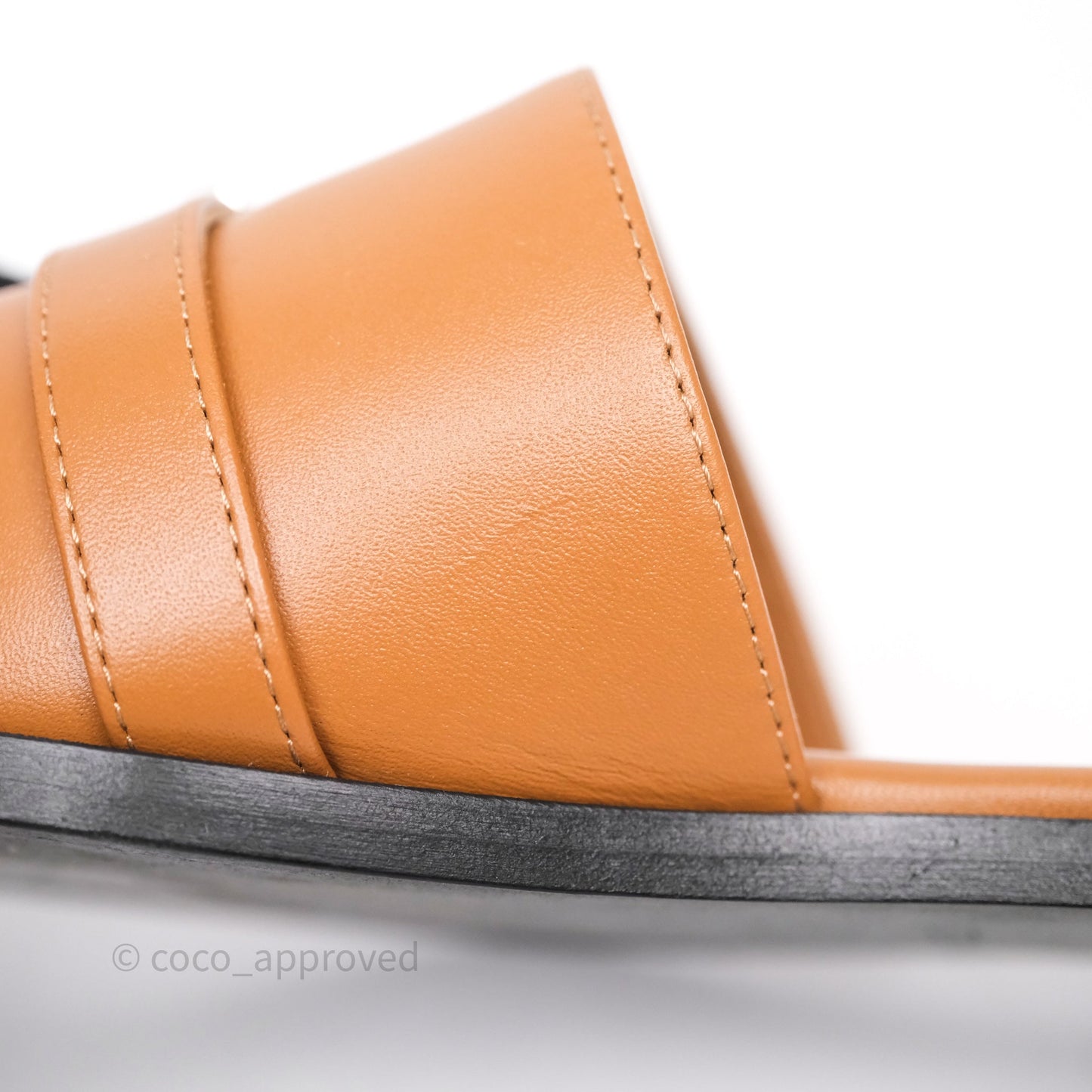 Hermès Giulia Sandals Gold 37 Palladium Hardware Size 36.5