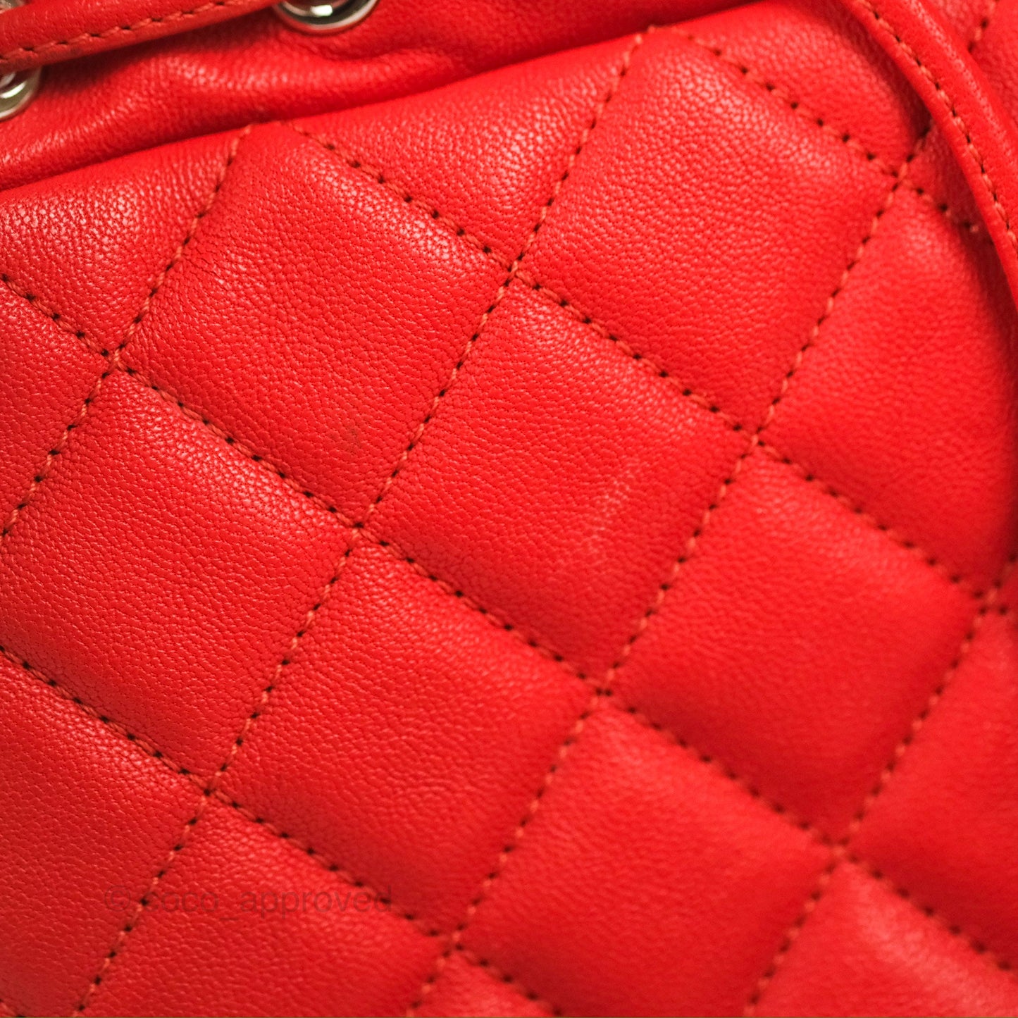 Chanel Quilted Small Cuba Urban Spirit Backpack Orange Lambskin