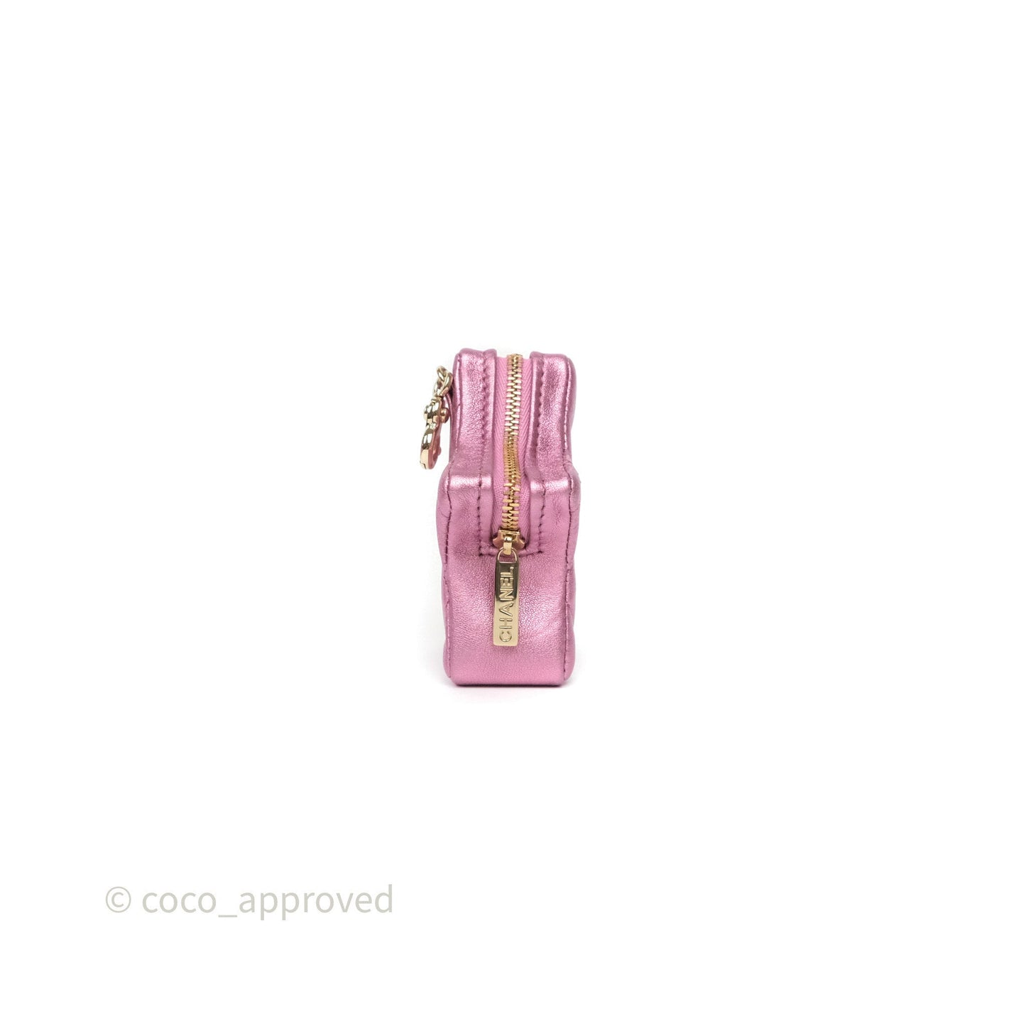 Chanel Hollywood Boulevard Flap with Star Coin Purse Lilac Pink Metallic Mirror Calfskin 24C