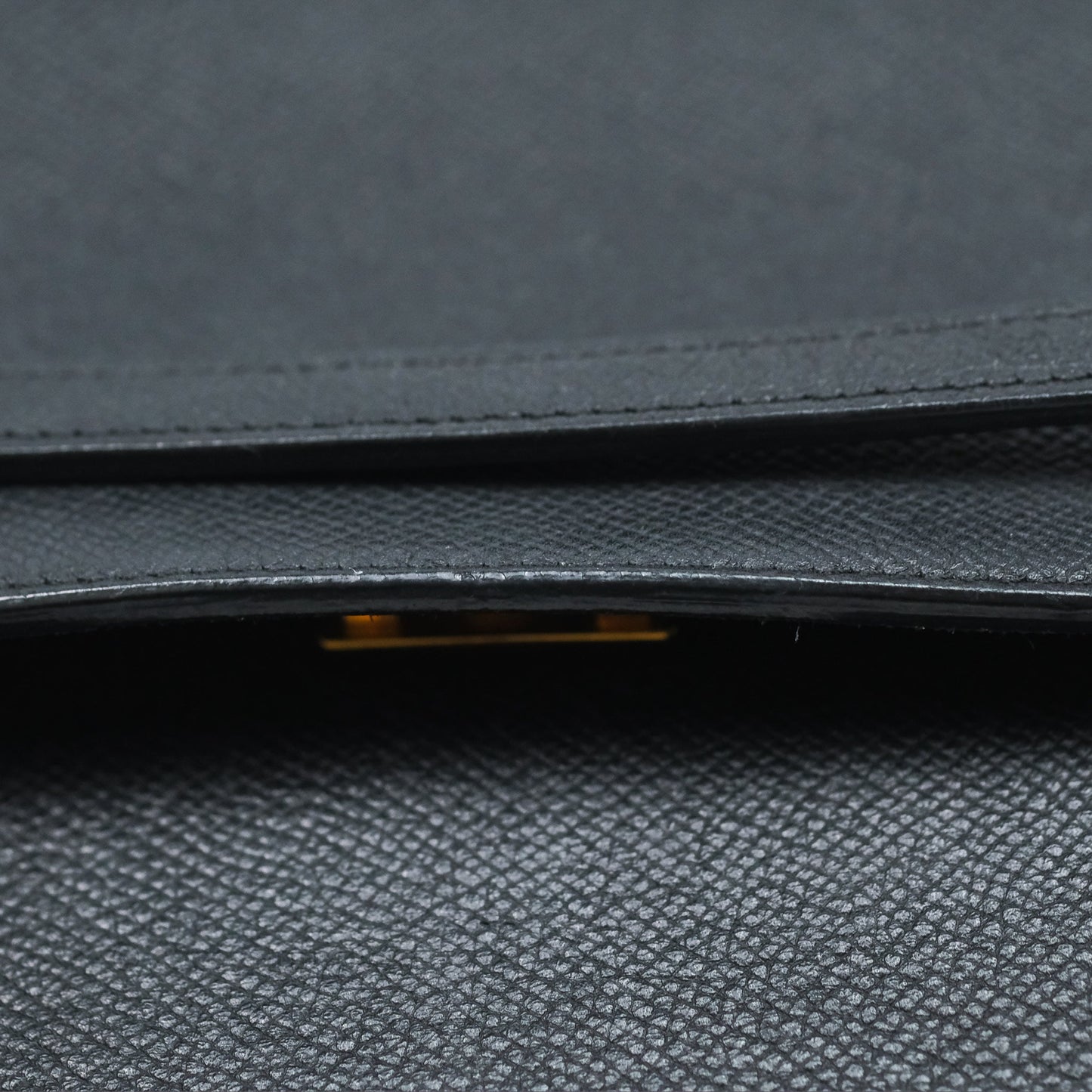 Celine Micro Belt Bag Black Grained Calfskin Gold Hardware