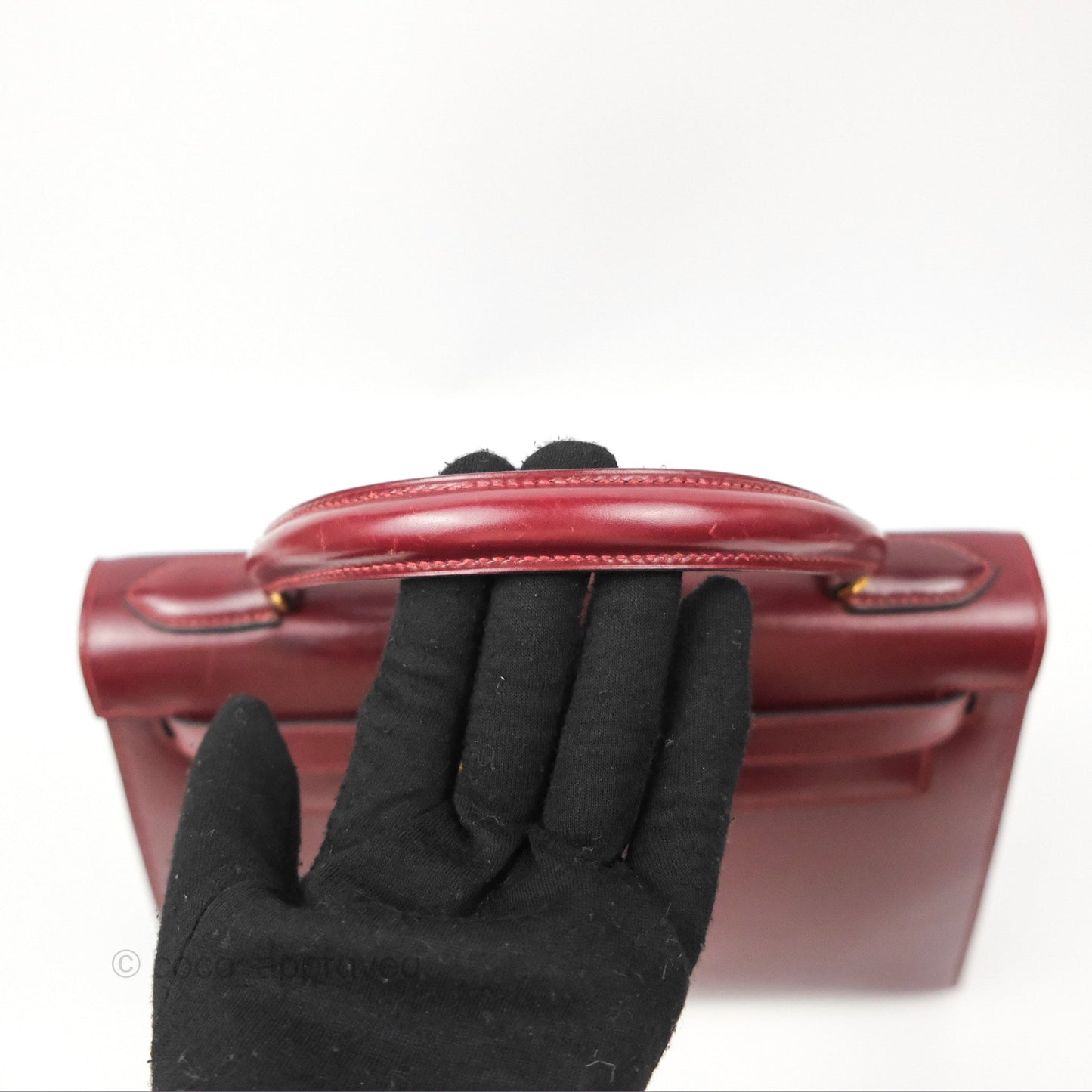 Hermès Kelly Sellier 28 Box Rouge Gold Hardware