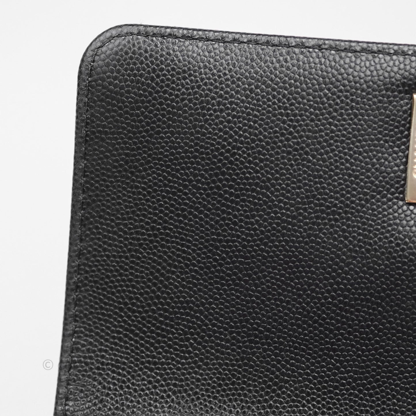 Chanel Mini Coco Handle Quilted Black Caviar Gold Hardware