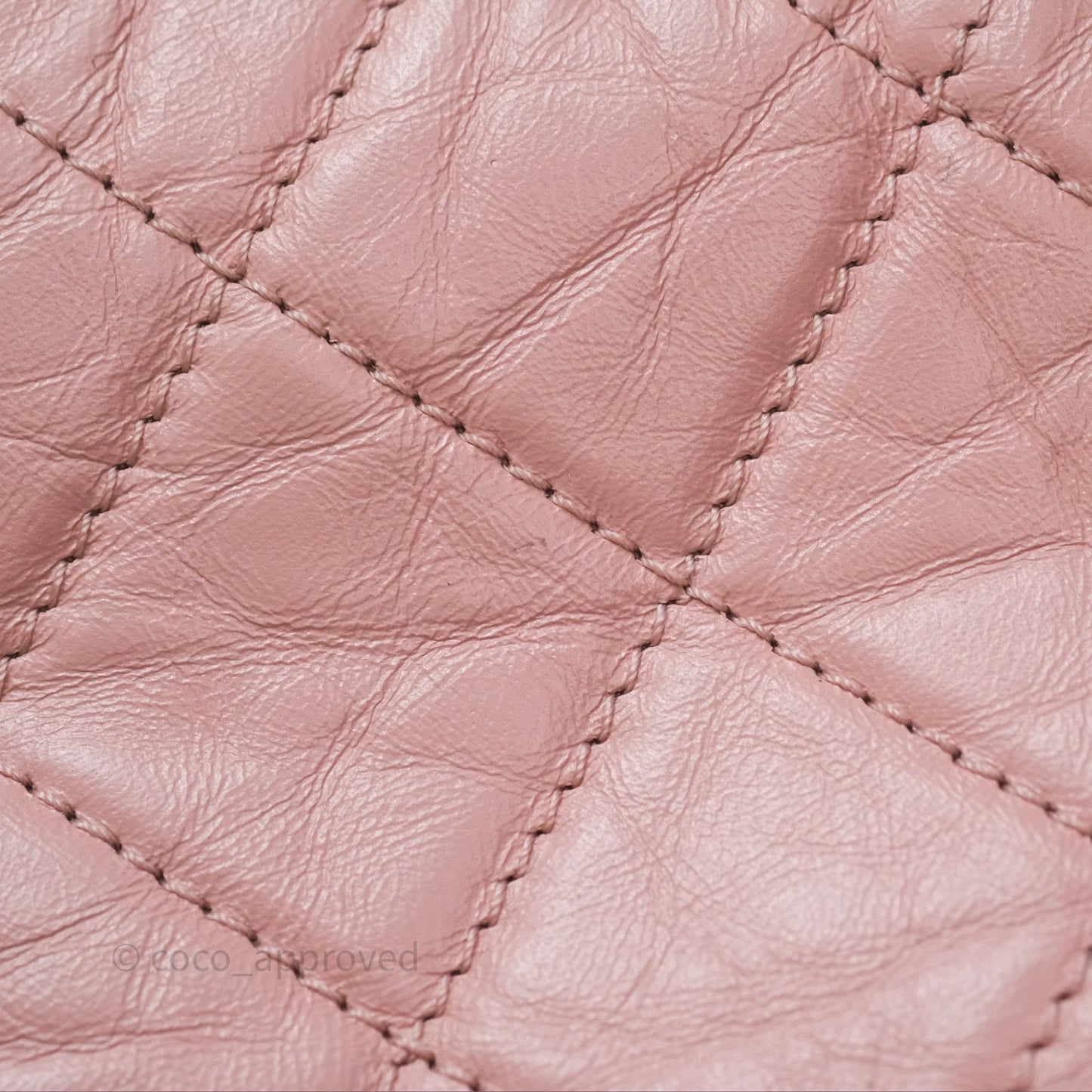 Chanel Small Gabrielle Hobo Quilted Pink Aged Calfskin