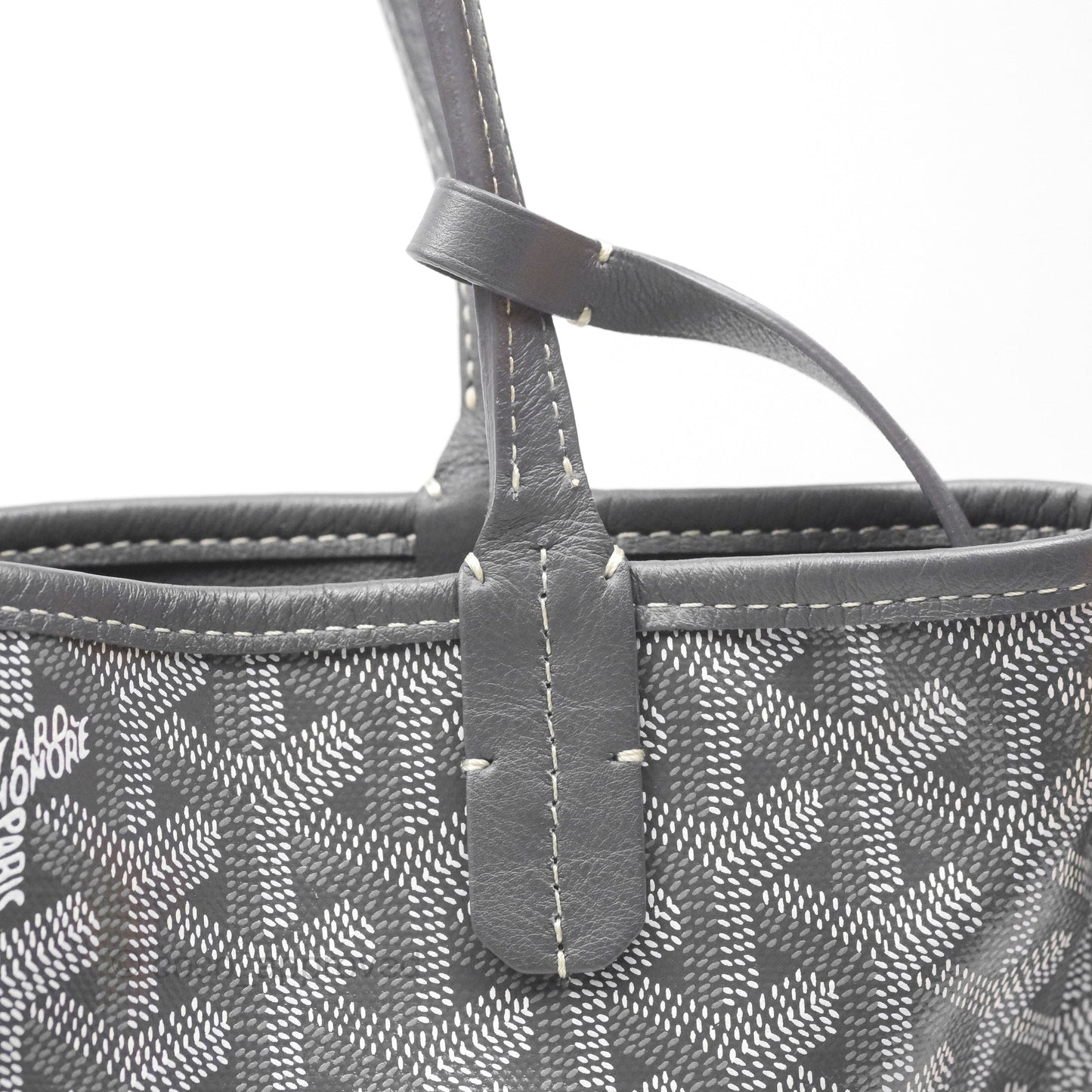 Goyard Anjou Mini Bag Goyardine Canvas Grey