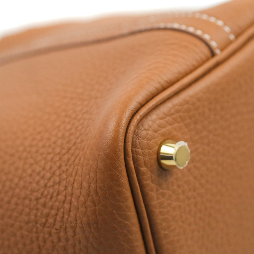 Hermès Picotin Lock 18 PM Gold Clemence Gold Hardware