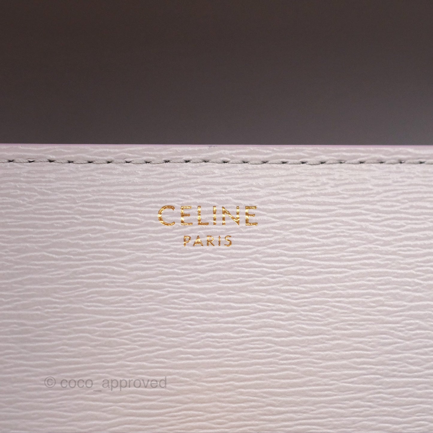 Celine Teen Classic Box Flap Lavender Grey Liege Calfskin
