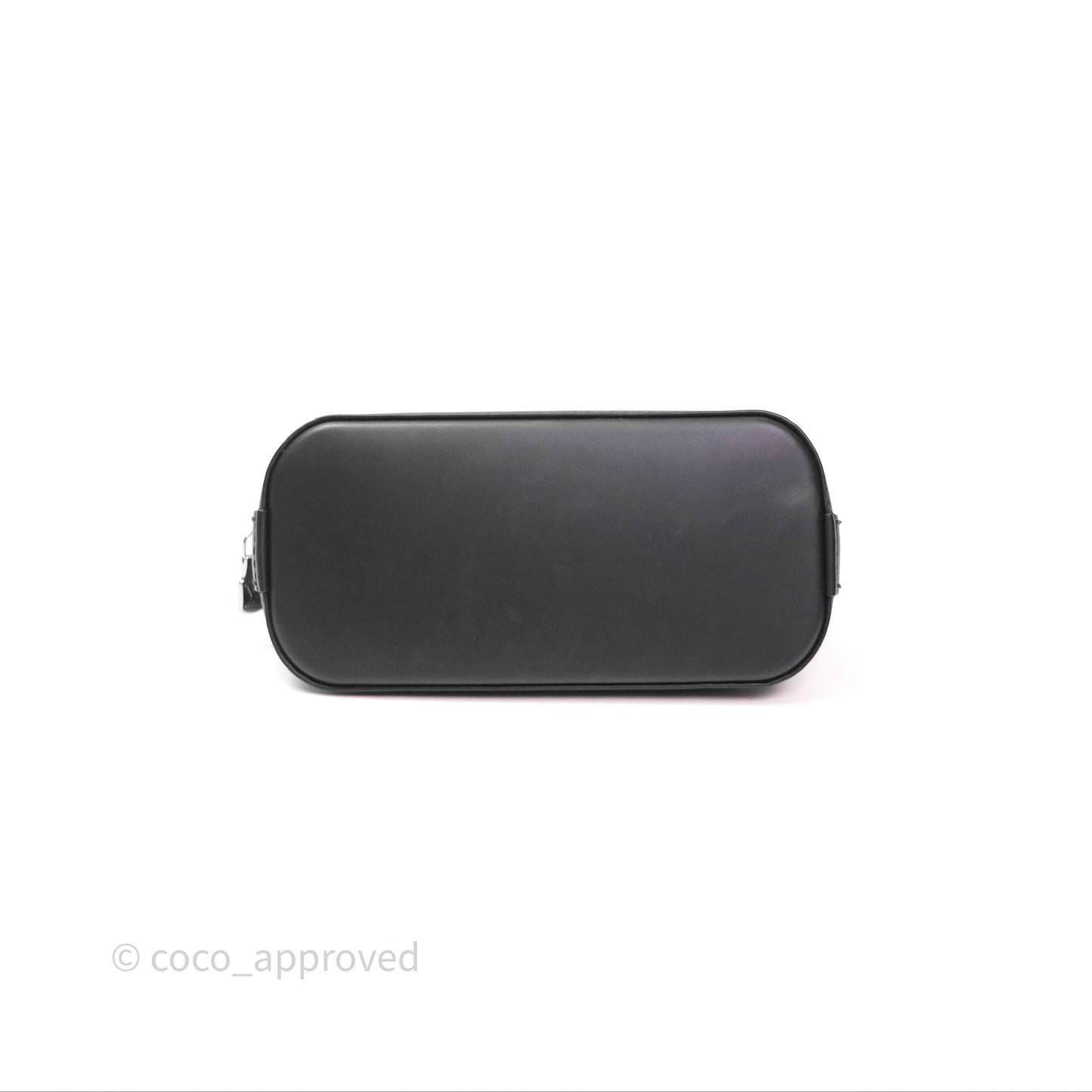 Louis Vuitton Alma Nano Black Silver Hardware