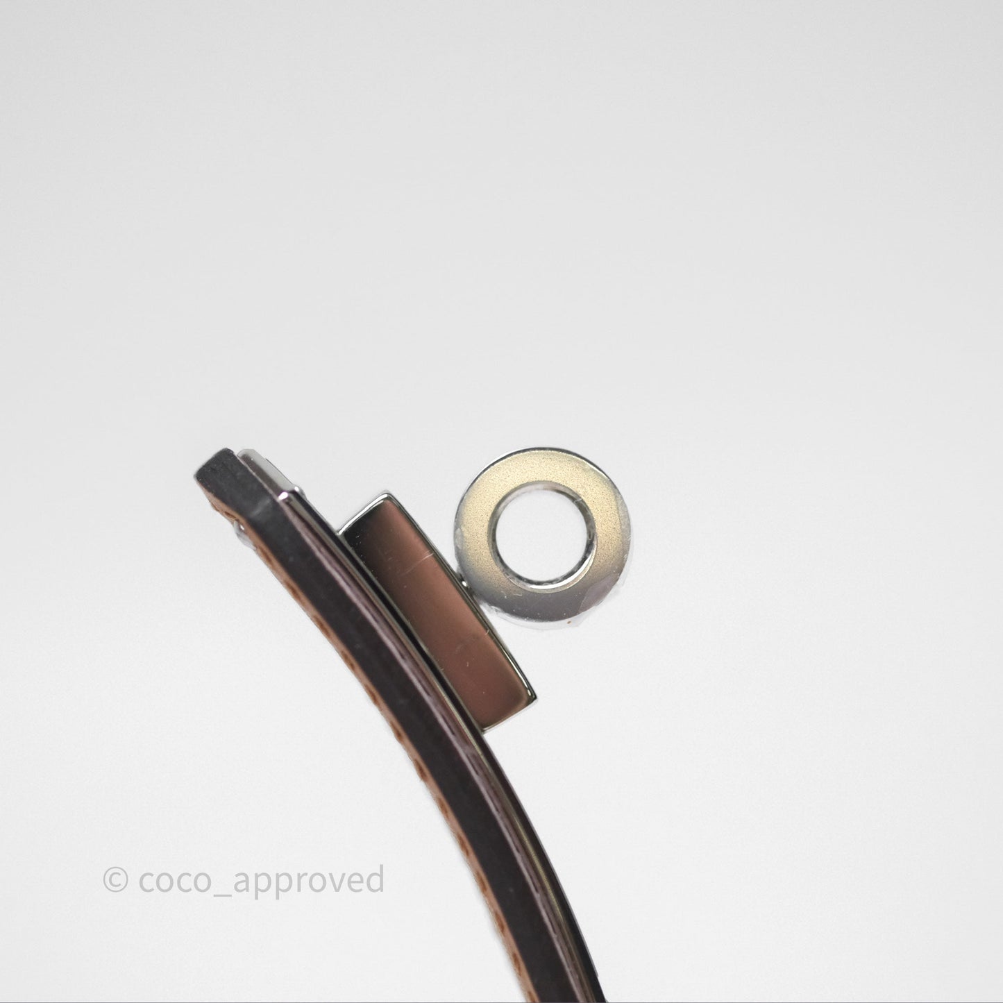 Hermès Epsom Kelly Pocket 18 Belt Mauve Pale 09 Palladium Hardware