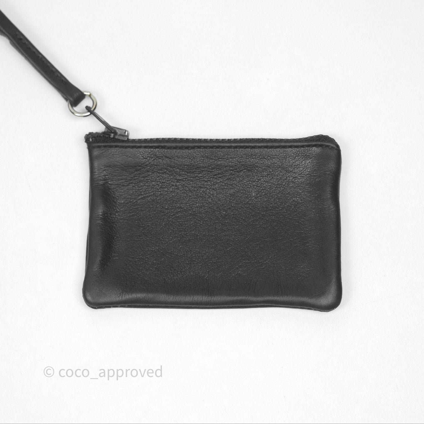 Chanel Vintage Mini CC Bucket Bag Black Lambskin Gold Hardware