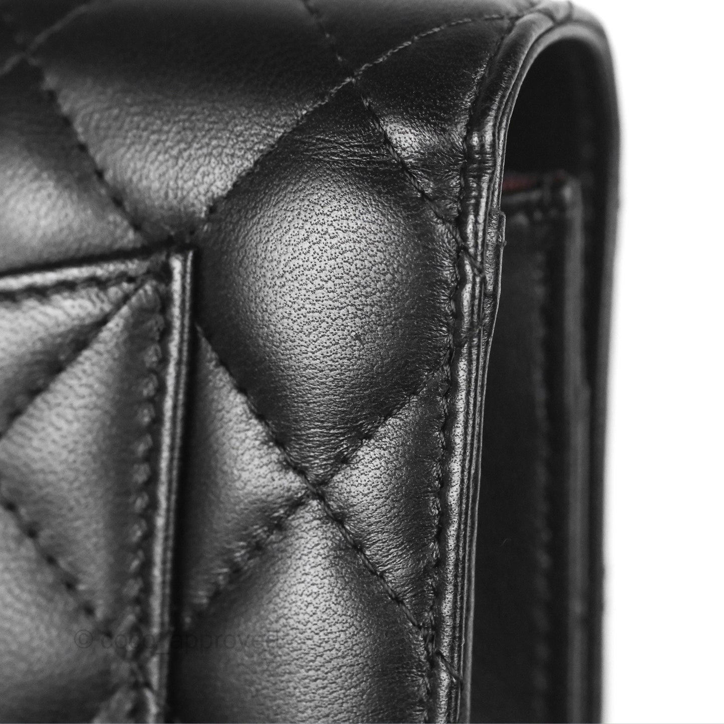 Chanel Quilted Classic WOC Black Lambskin Gold Hardware