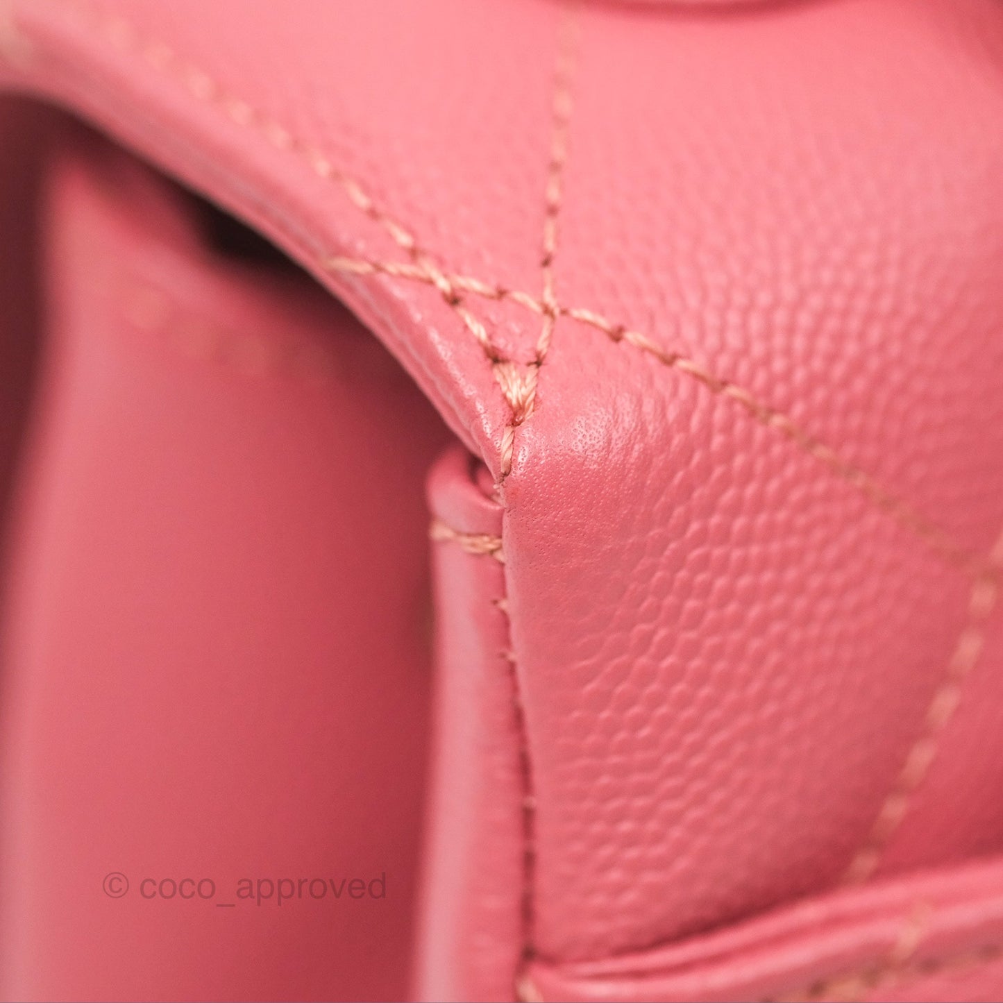 Chanel Quilted Medium Business Affinity Flap Pink Caviar Gold Hardware