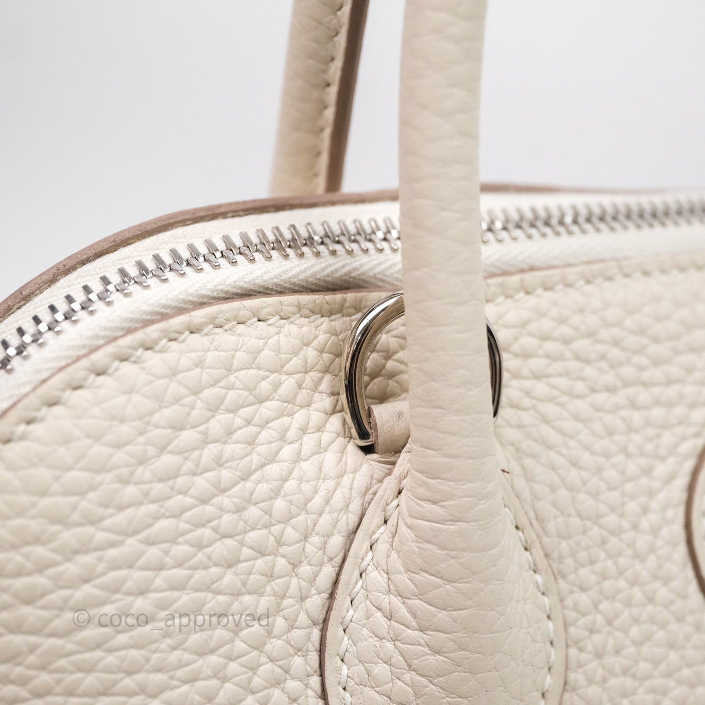 Hermes Bolide 31 Clemence Craie 10 Palladium Hardware