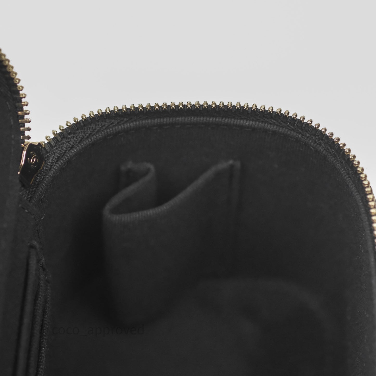 Chanel Vanity Rectangular Top Handle Black Lambskin Gold Hardware
