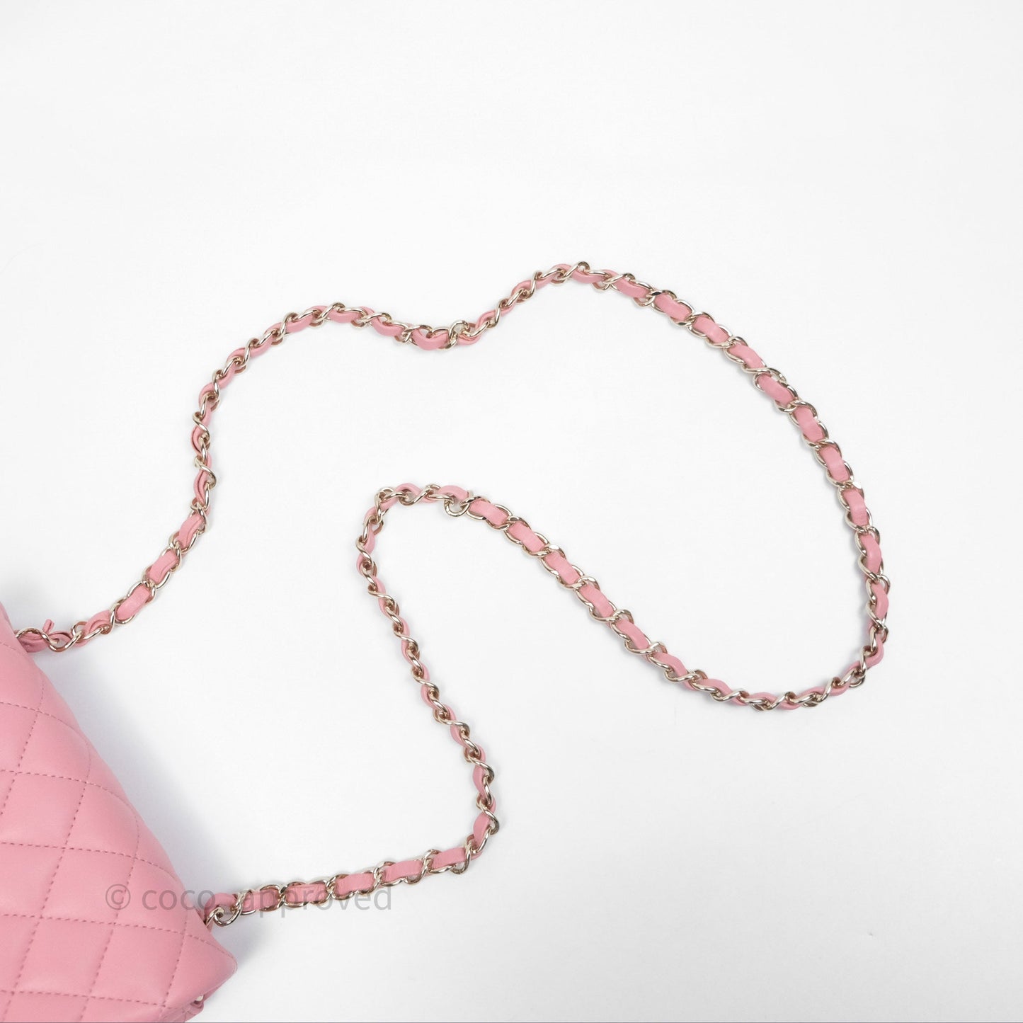Chanel Mini Square Flap Quilted Pink Lambskin Gold Hardware