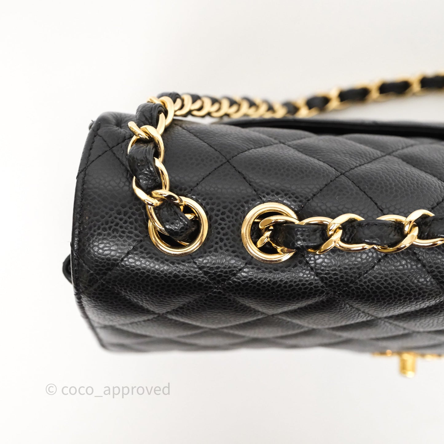 Chanel Jumbo Single Flap Black Caviar Gold Hardware⁣⁣