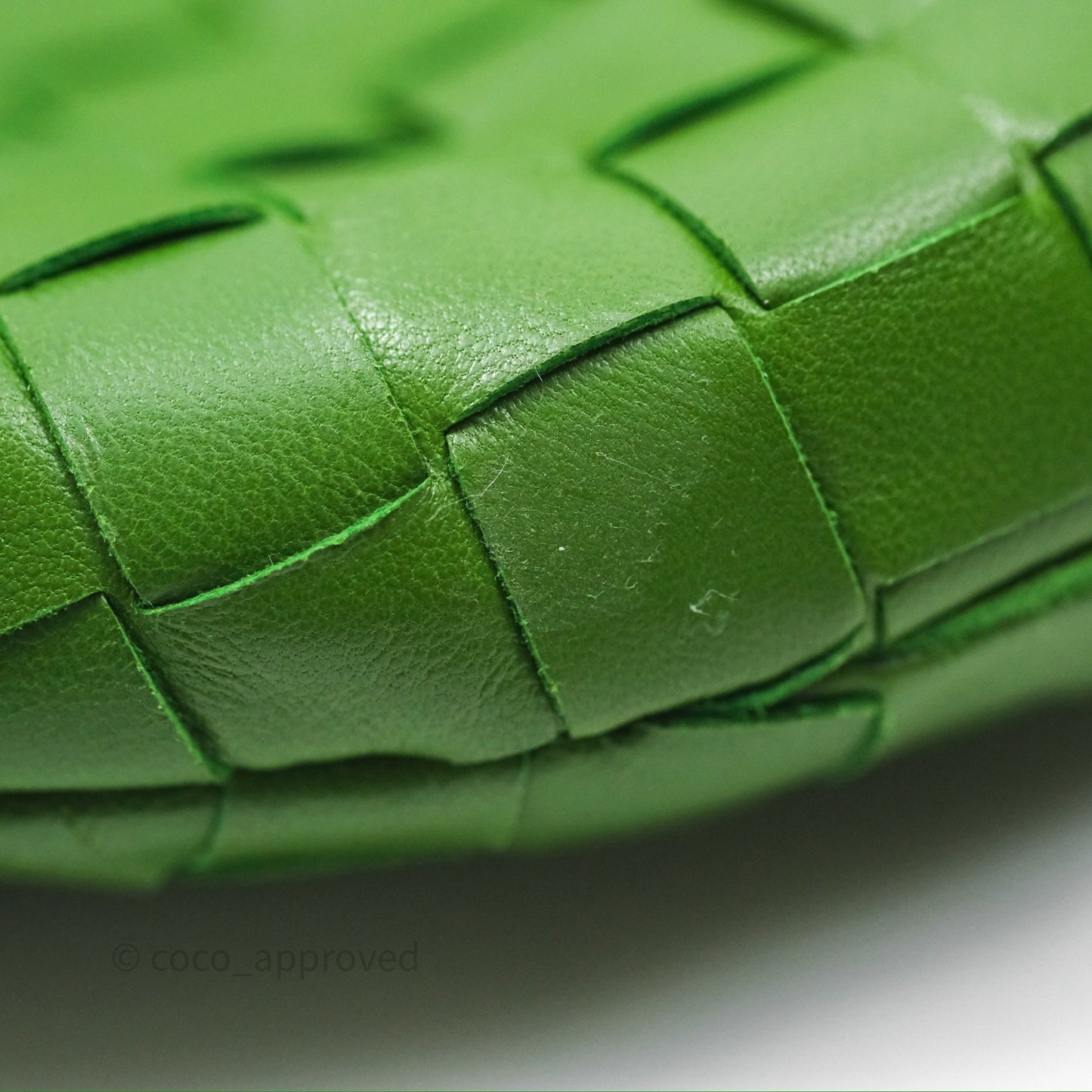 Bottega Veneta Teen Jodie Green Intrecciato Lambskin